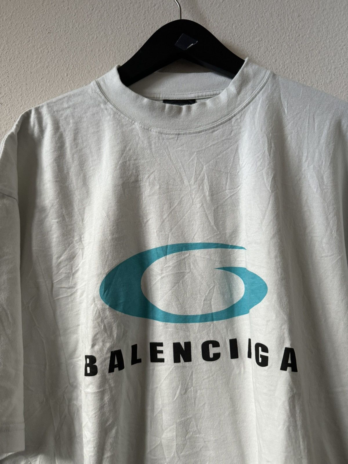 Balenciaga Balenciaga Loop Sports Icon Logo T-Shirt Size US XL / EU 56 / 4 - 3 Thumbnail