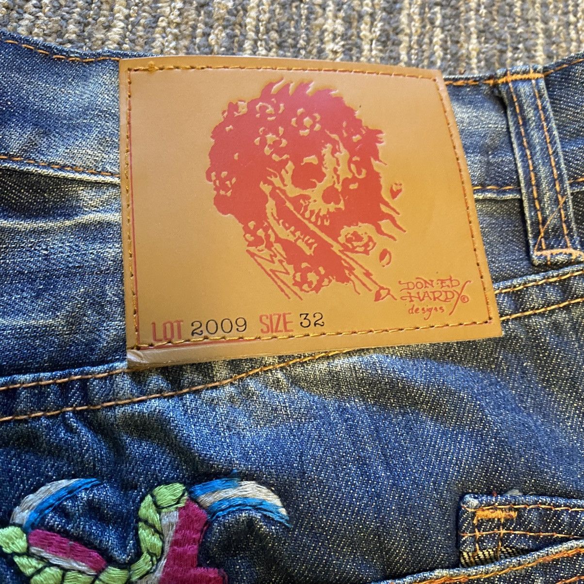 Ed Hardy Ed Hardy Green Dragon Jeans 32x32 Size US 32 / EU 48 - 7 Thumbnail