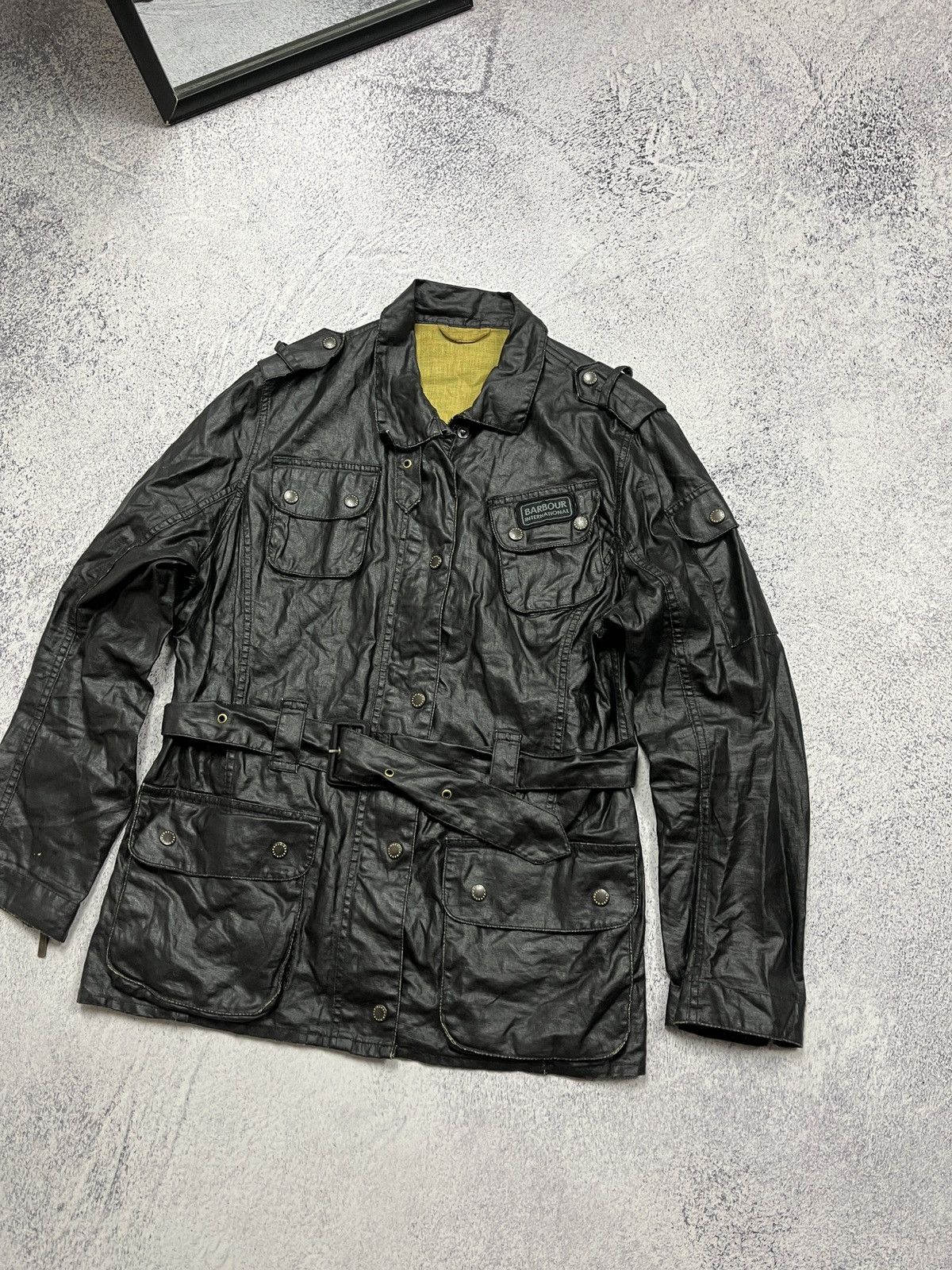 Barbour Vintage Barbour International Duralinen Women’s Jacket Rare Size XL / US 12-14 / IT 48-50 - 3 Thumbnail