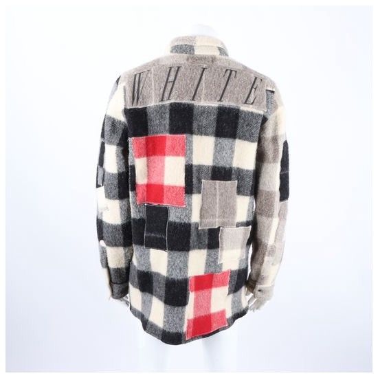 Off-White off-white Lana Wool pattern shirt Size US XS / EU 42 / 0 - 2 Thumbnail