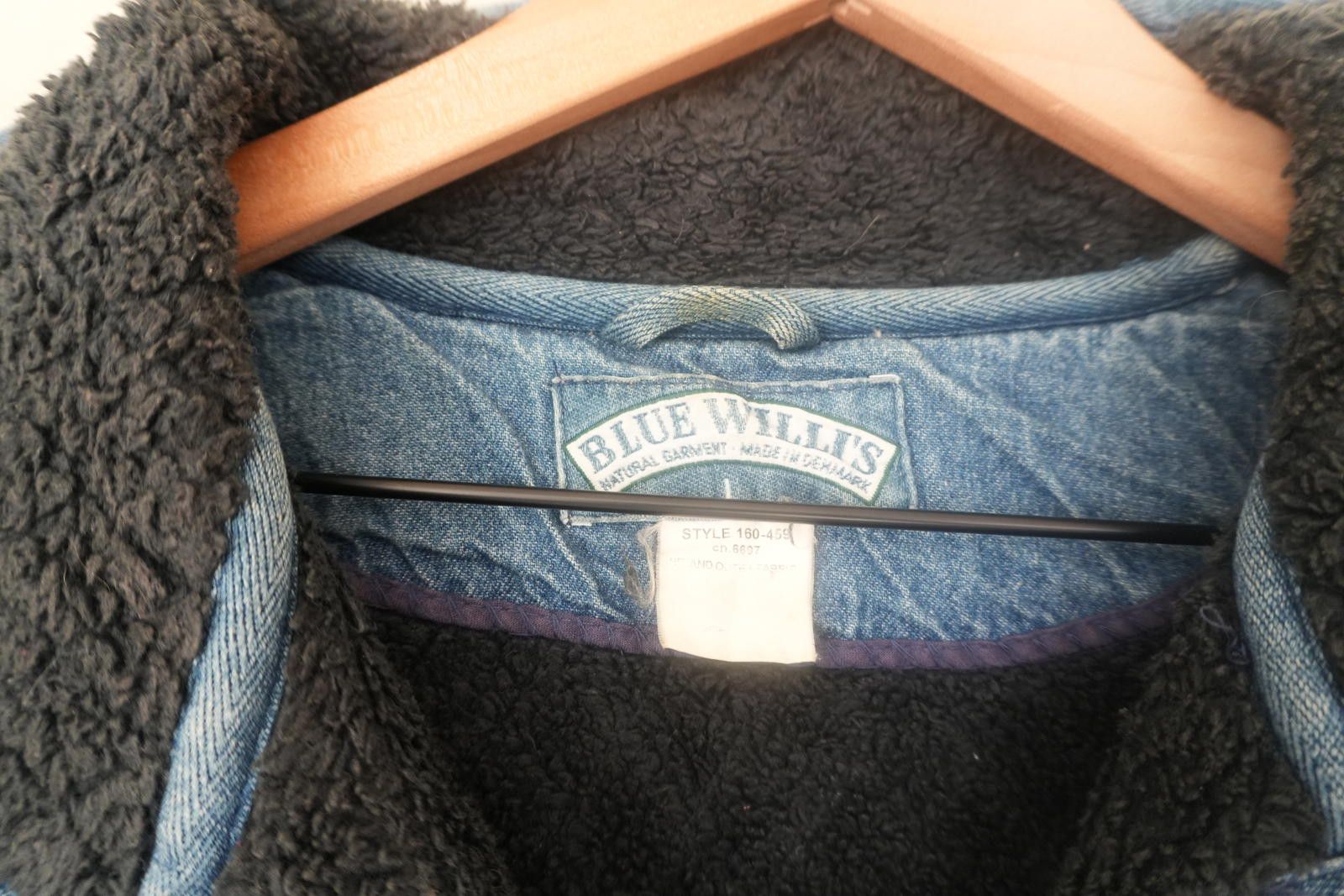 Other Blue Willis Jacket Women's L Blue VTG Denmark Fleece Quilt Size L / US 10 / IT 46 - 3 Thumbnail