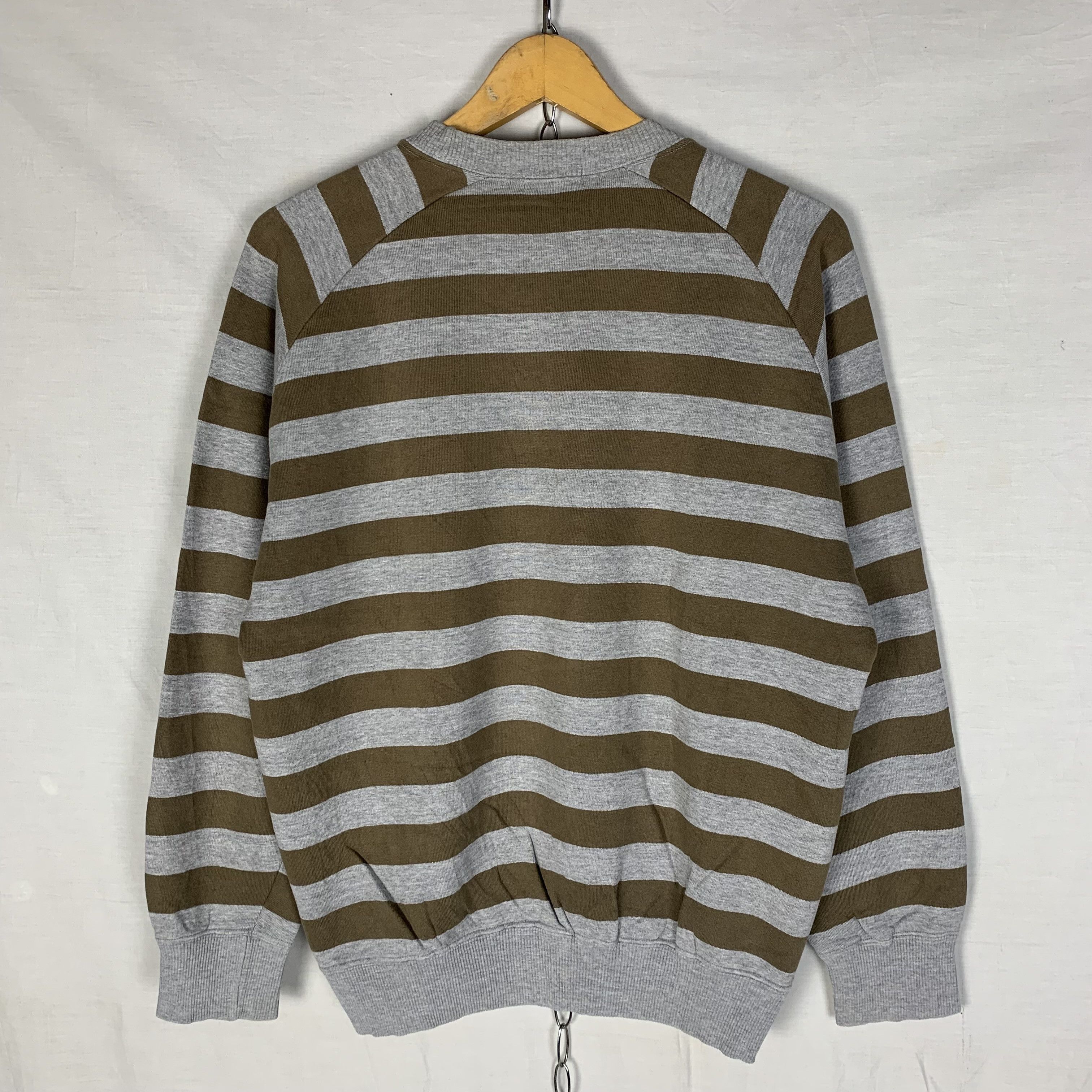 Comme des Garcons Vintage Comme des Garcons CDG Striped Prisoner Sweatshirt Size US S / EU 44-46 / 1 - 2 Thumbnail