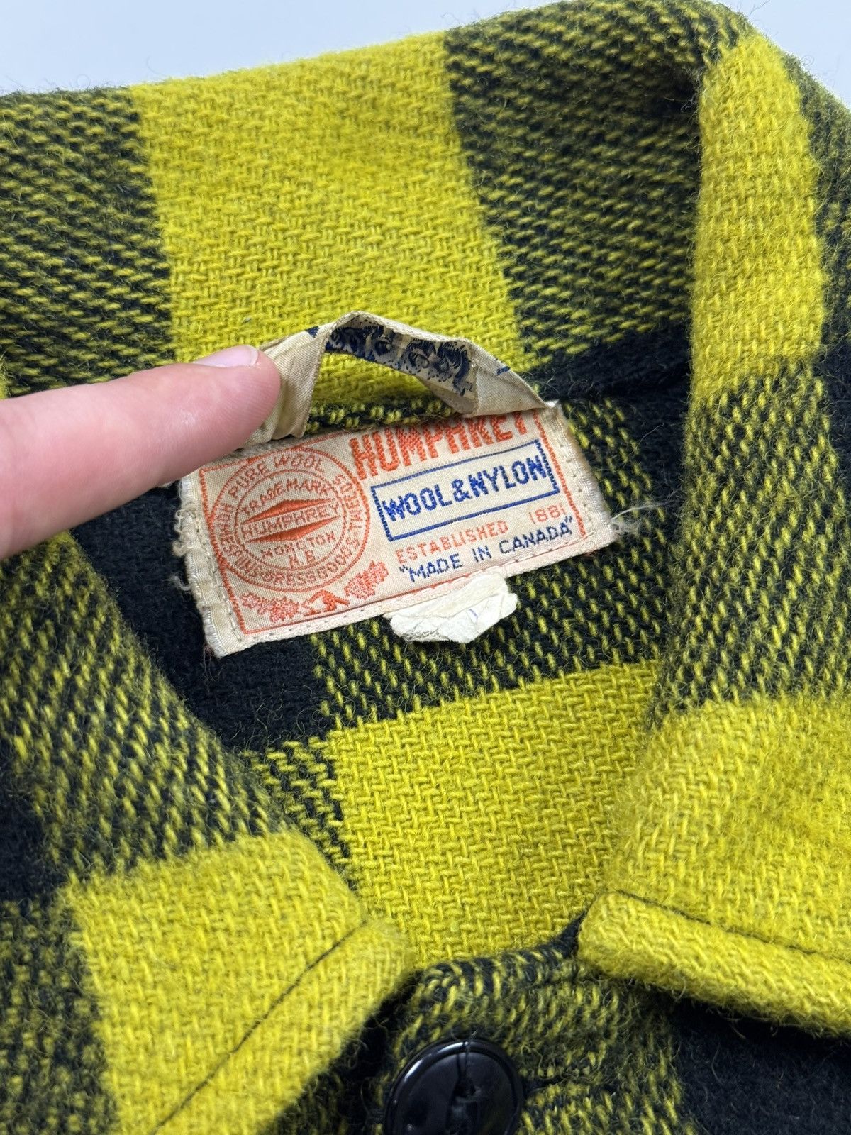 Vintage 50-60’s Vintage Humphrey Regent Wool Chest Pockets Overshirt Size US M / EU 48-50 / 2 - 12 Thumbnail