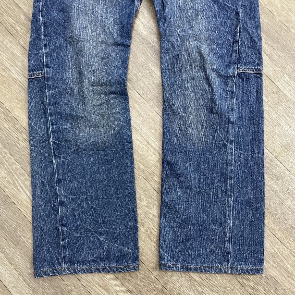 Japanese Brand 2000s Breathmint Double Waist Faded Beauty Beast Lgb Jeans Size US 32 / EU 48 - 7 Thumbnail