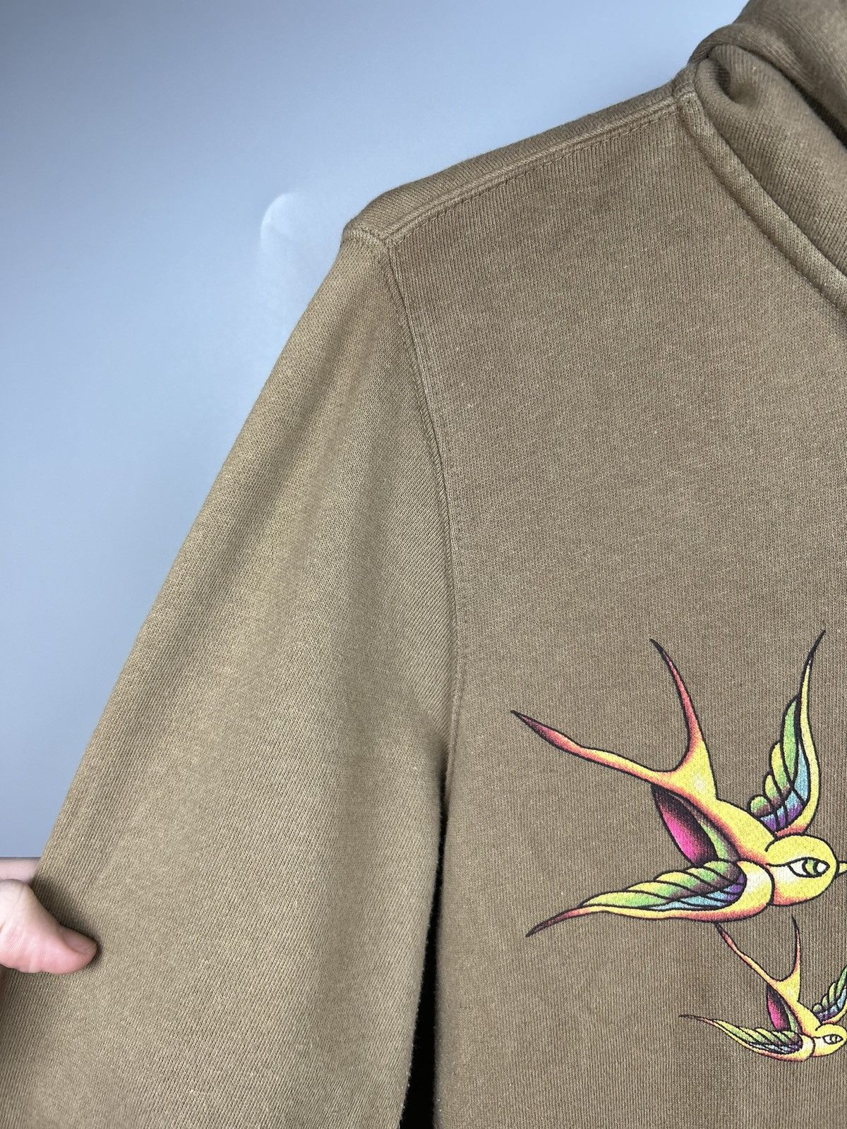Ed Hardy Rare Vintage Ed Hardy Zip Up Hoodie Skull Logo Size US M / EU 48-50 / 2 - 14 Thumbnail