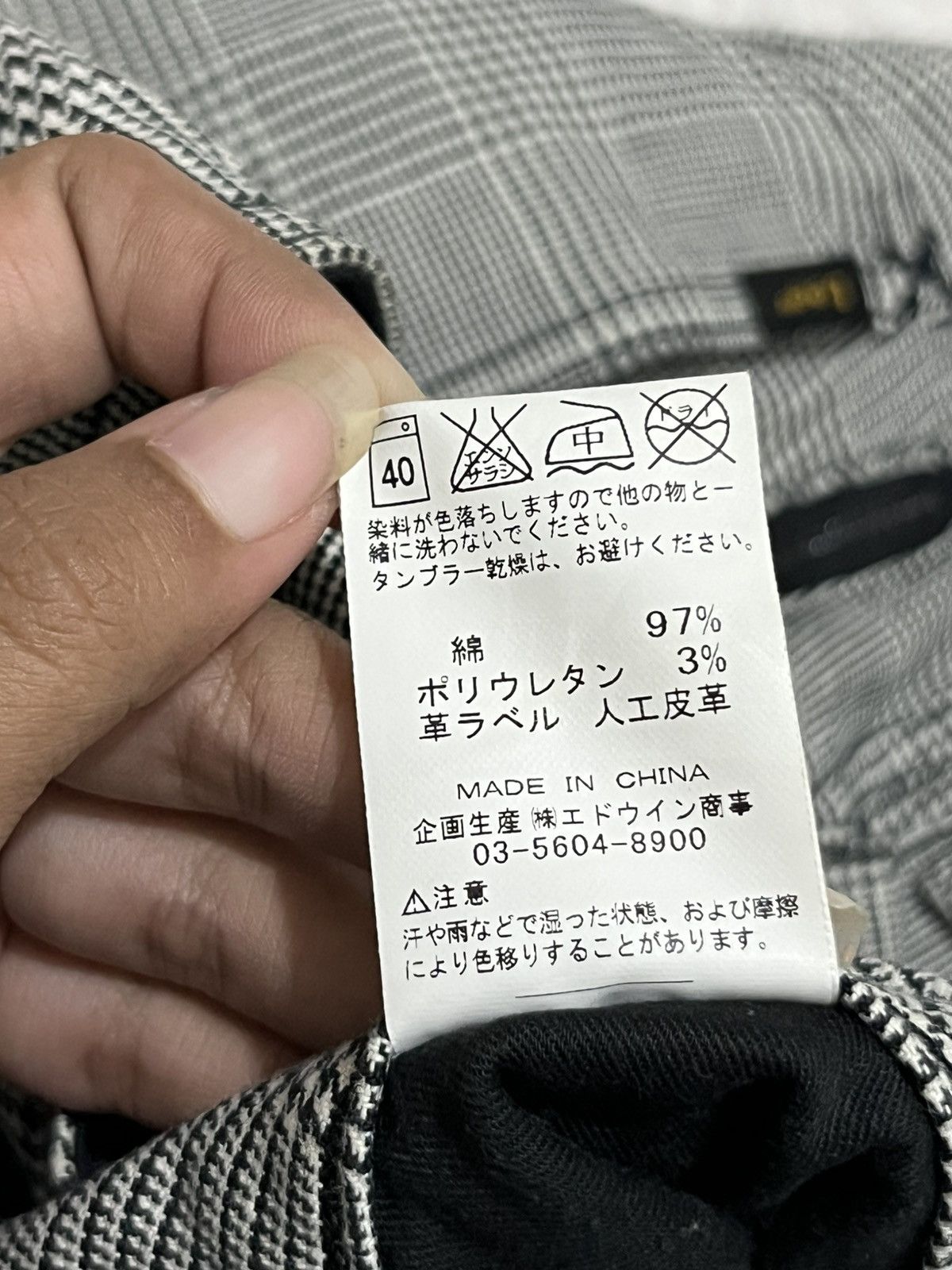 Other Lee Riders Plaid Buckle Cargo Pants Multi Pocket Size US 36 / EU 52 - 14 Thumbnail