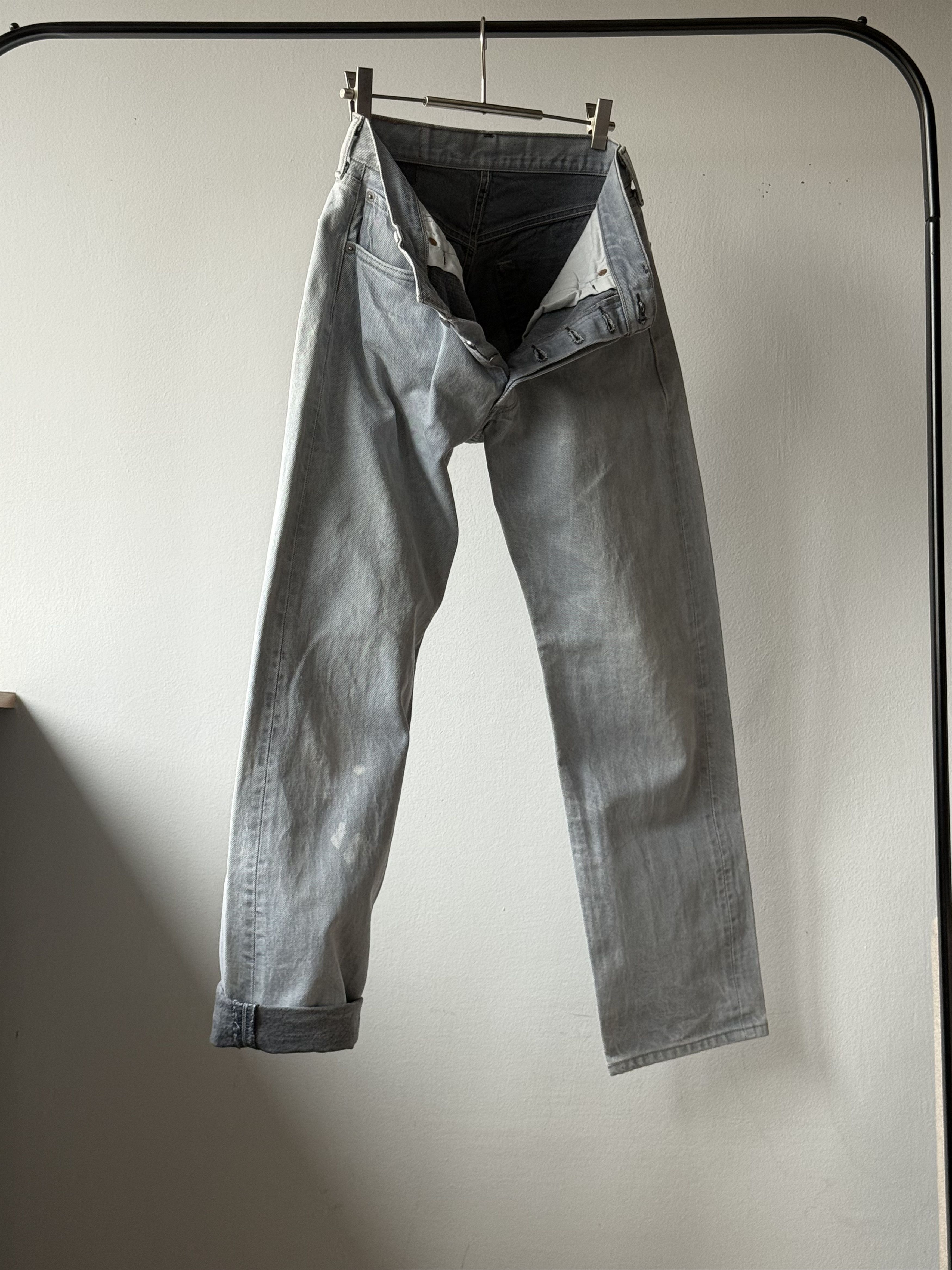 Levi's × Levi's Vintage Clothing × Vintage Vintage Levi's 501 Gray Cotton Denim Jeans Made In Mexico Size US 32 / EU 48 - 5 Thumbnail