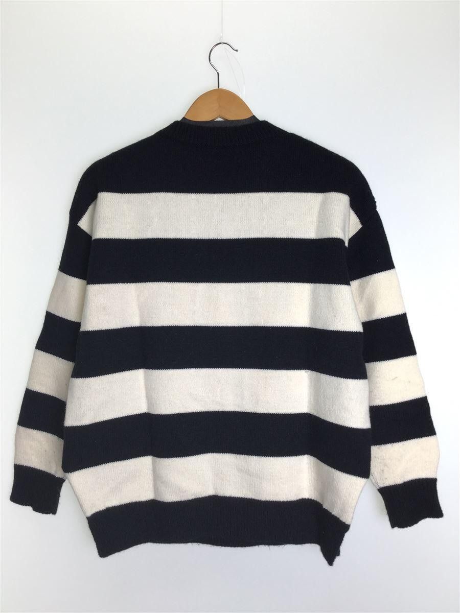 Hysteric Glamour Frayed Logo Striped Knit Sweater Size US M / EU 48-50 / 2 - 2 Thumbnail