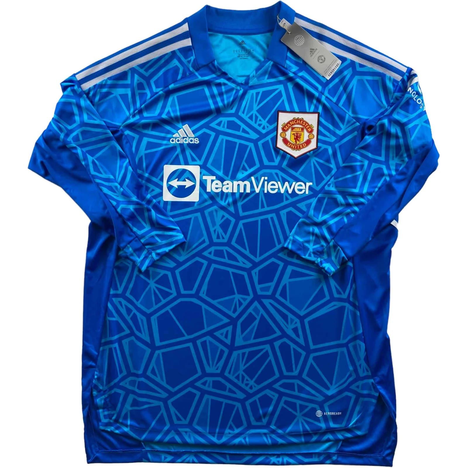 Adidas NEW Manchester United 2022-23 goalkeeper football jersey XL Size US XL / EU 56 / 4 - 1 Thumbnail