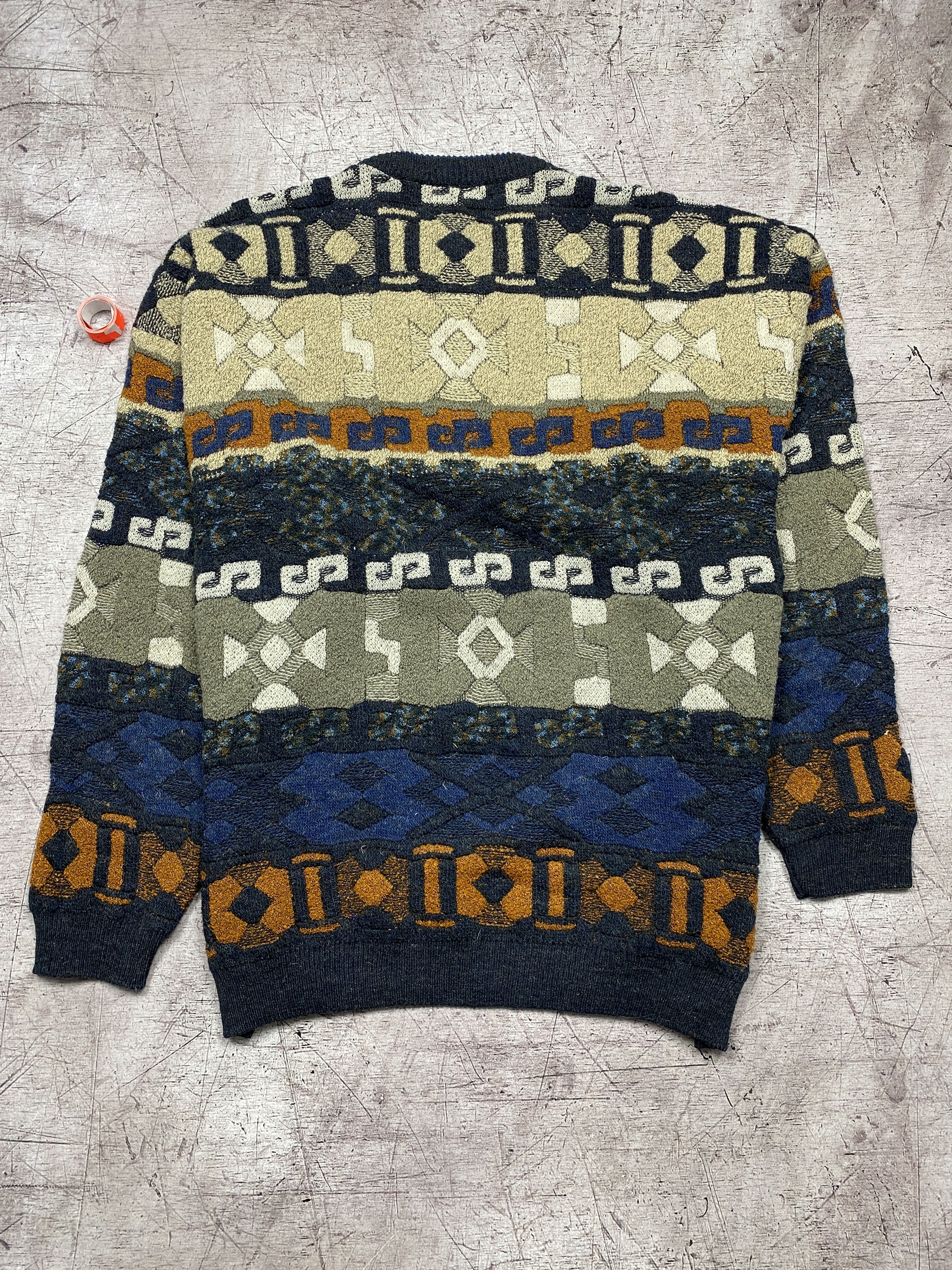 Vintage Vintage 90s Mens Coogi Style Textured Biggie Cozy Sweater Size US XL / EU 56 / 4 - 5 Thumbnail