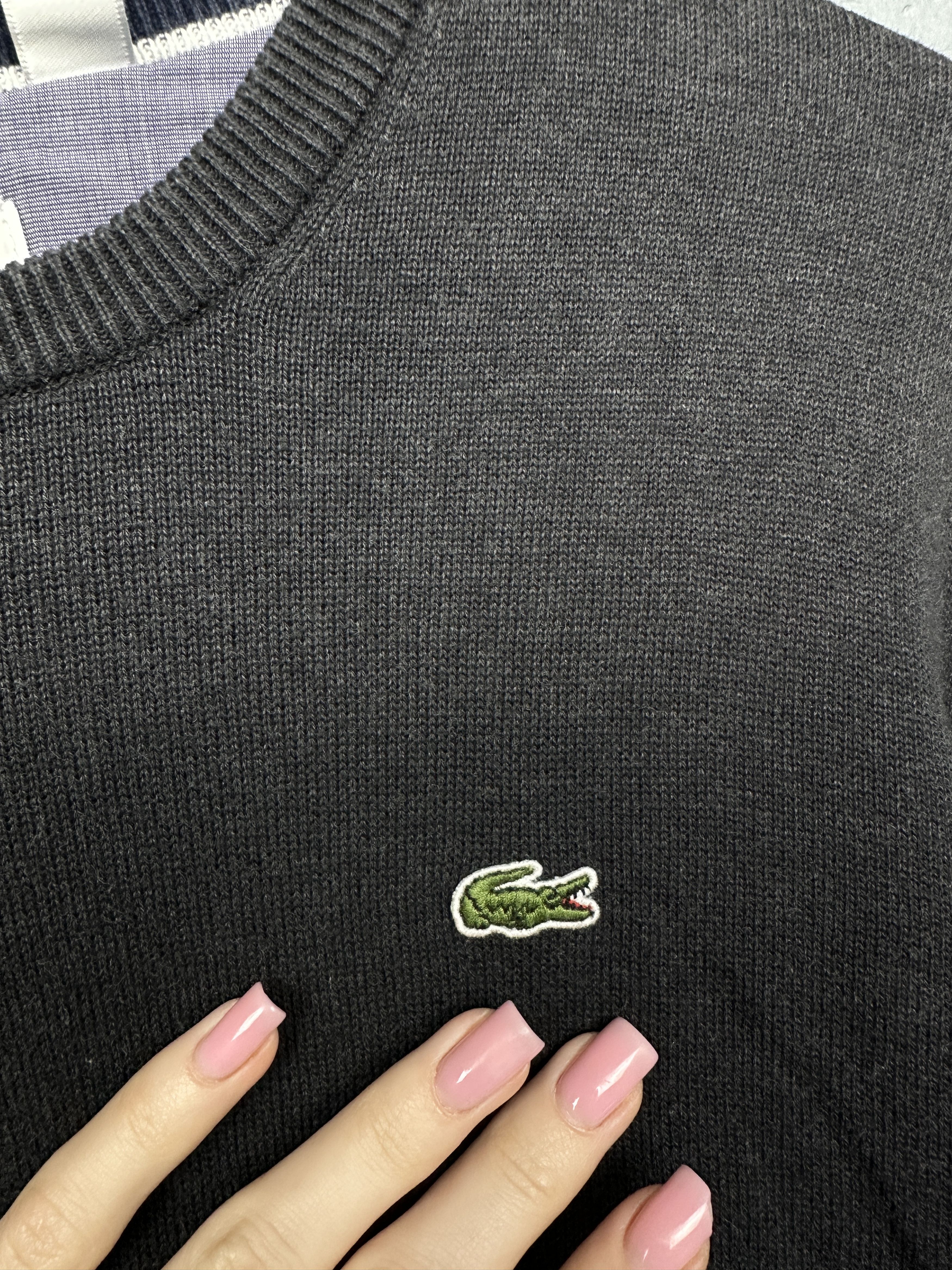 Lacoste Lacoste Mens Crew Neck Sweater Size US L / EU 52-54 / 3 - 3 Thumbnail