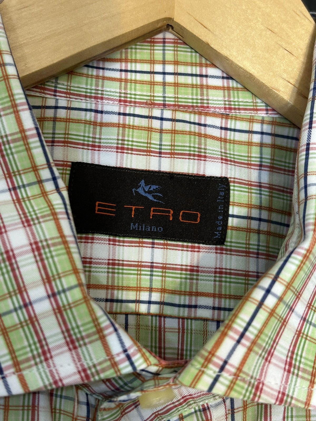 Etro Etro Plaid Button Up Shirt Size US XL / EU 56 / 4 - 4 Thumbnail