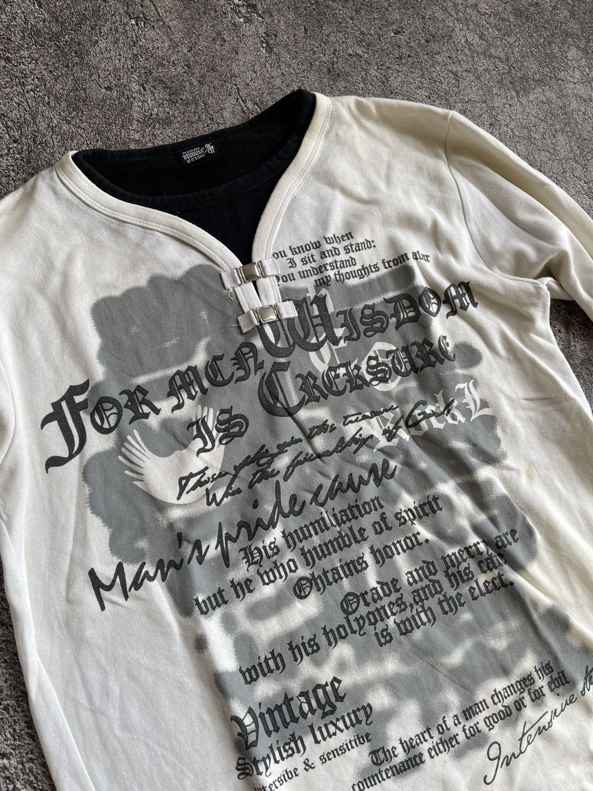 Japanese Brand Y2K Heukgisa tribal ifsixwasnine punk long sleeve Size US L / EU 52-54 / 3 - 1 Thumbnail