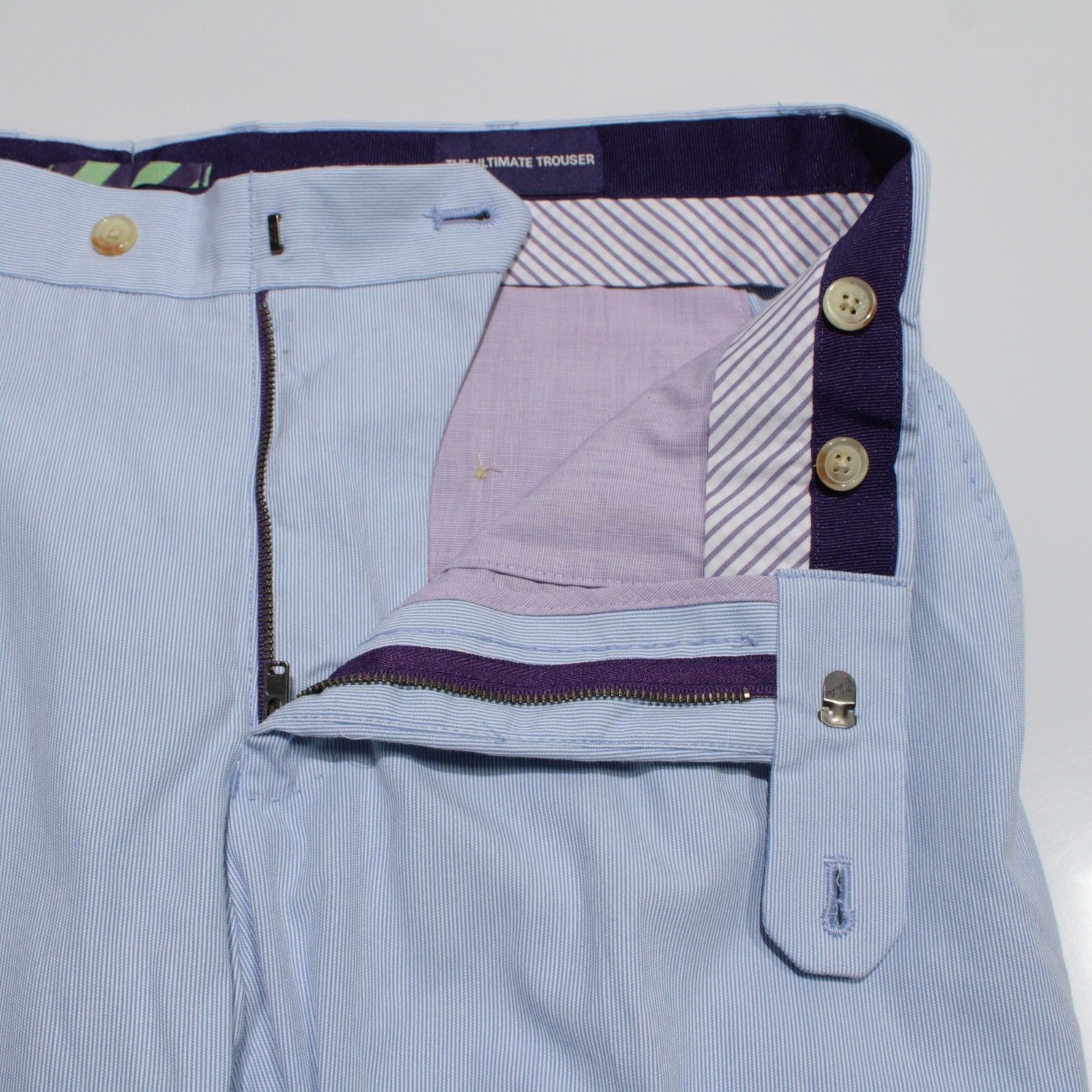 Other Henry Sage New with tags Chino Size 34 US In Blue Size US 34 / EU 50 - 3 Thumbnail