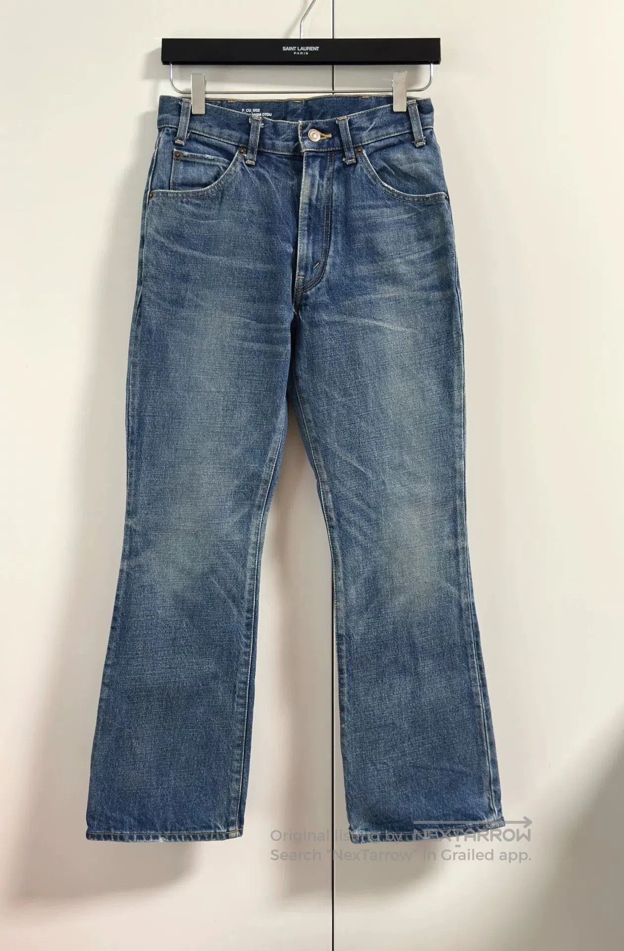 Celine classic blue wash flared denim pants. Size 28" / US 6 / IT 42 - 1 Thumbnail