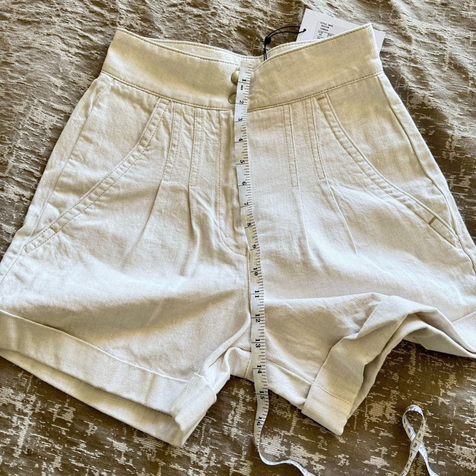 Iro NWT! IRO High-Waisted Women's Shorts, Size 36 (25-26 US ) Size 26" / US 2 / IT 38 - 12 Thumbnail