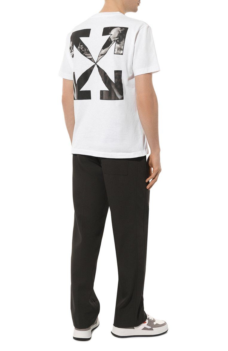 Off-White White Monochrome Caravaggio Arrows T-Shirt Size US XXL / EU 58 / 5 - 3 Thumbnail