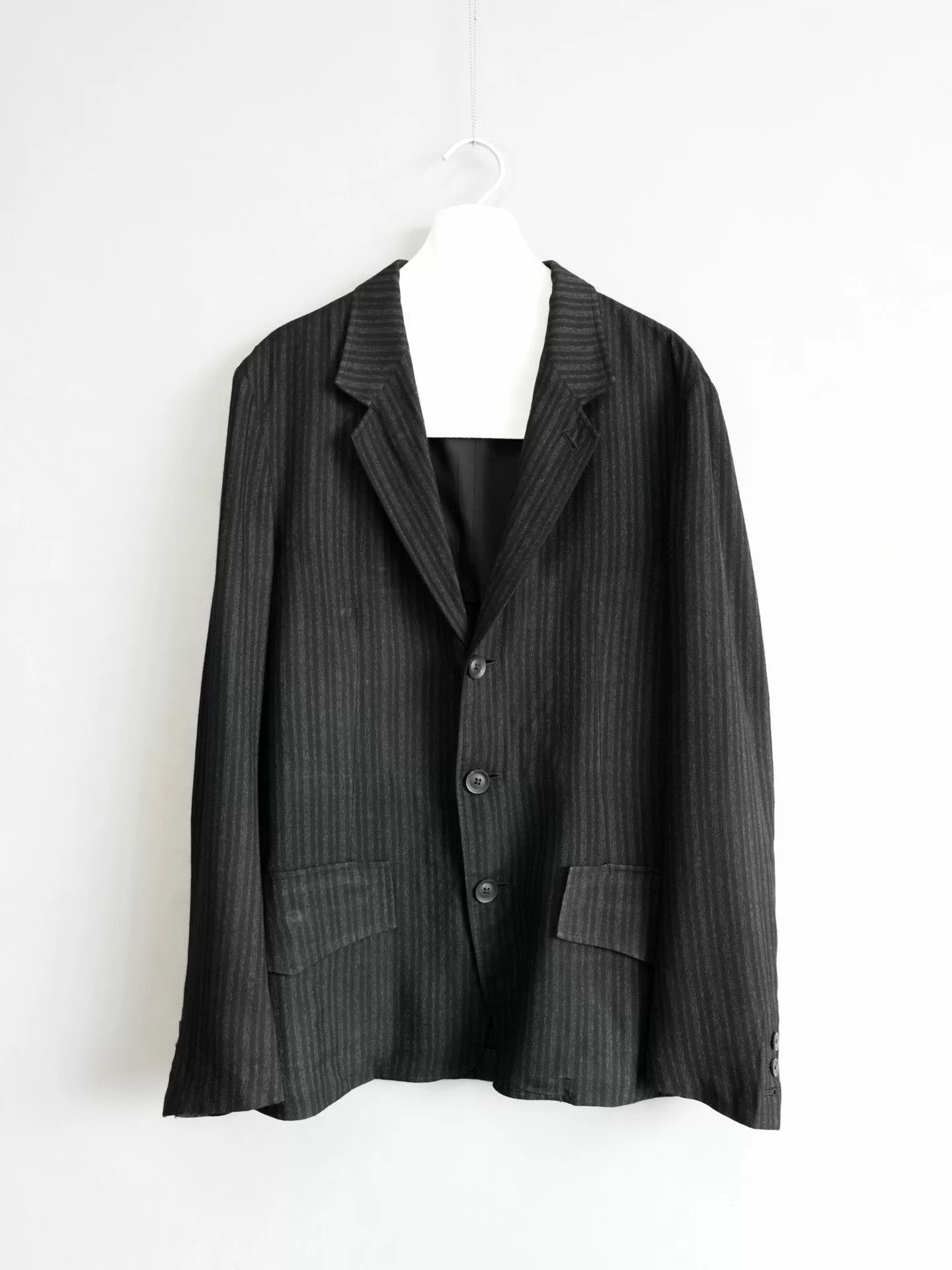 Yohji Yamamoto yohji yamamoto striped rayon jacket Size US M / EU 48-50 / 2 - 1 Thumbnail