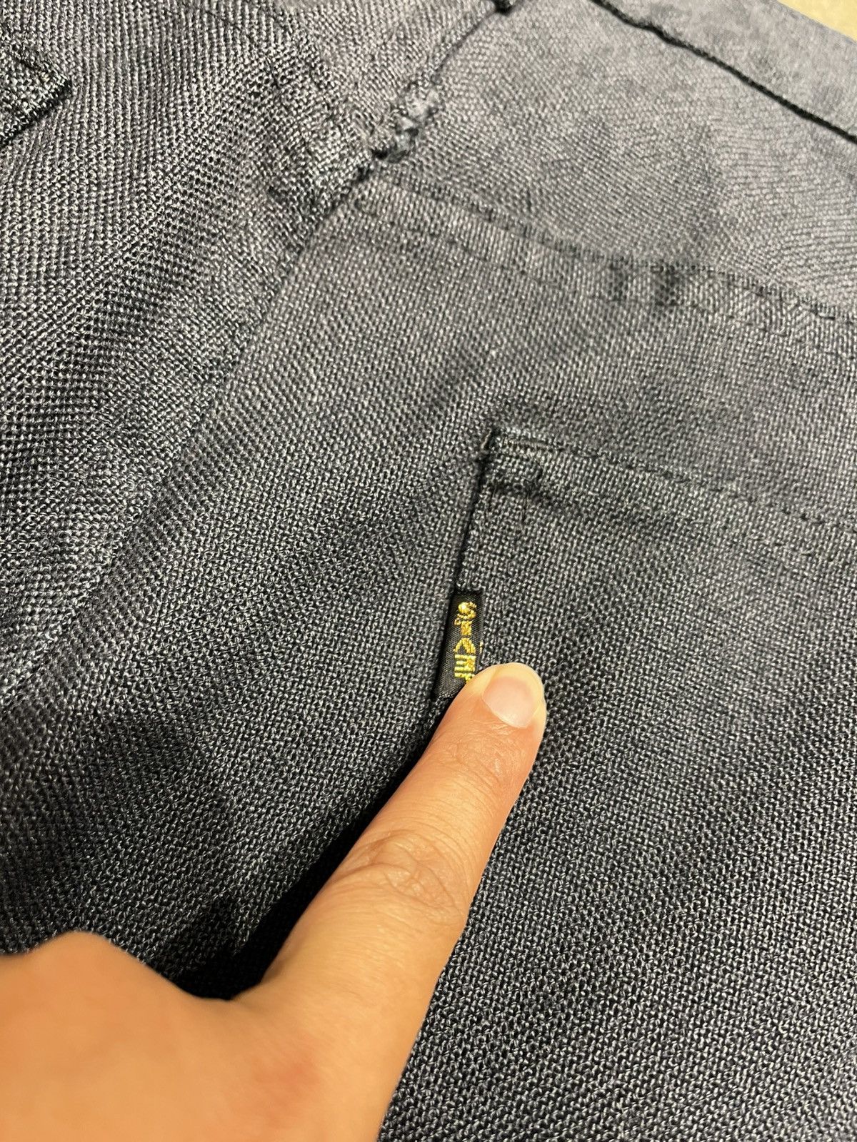 Levi's Vintage 70s Levi’s Sta-Prest Big E Gold Tag Talon Zip Size US 34 / EU 50 - 9 Thumbnail