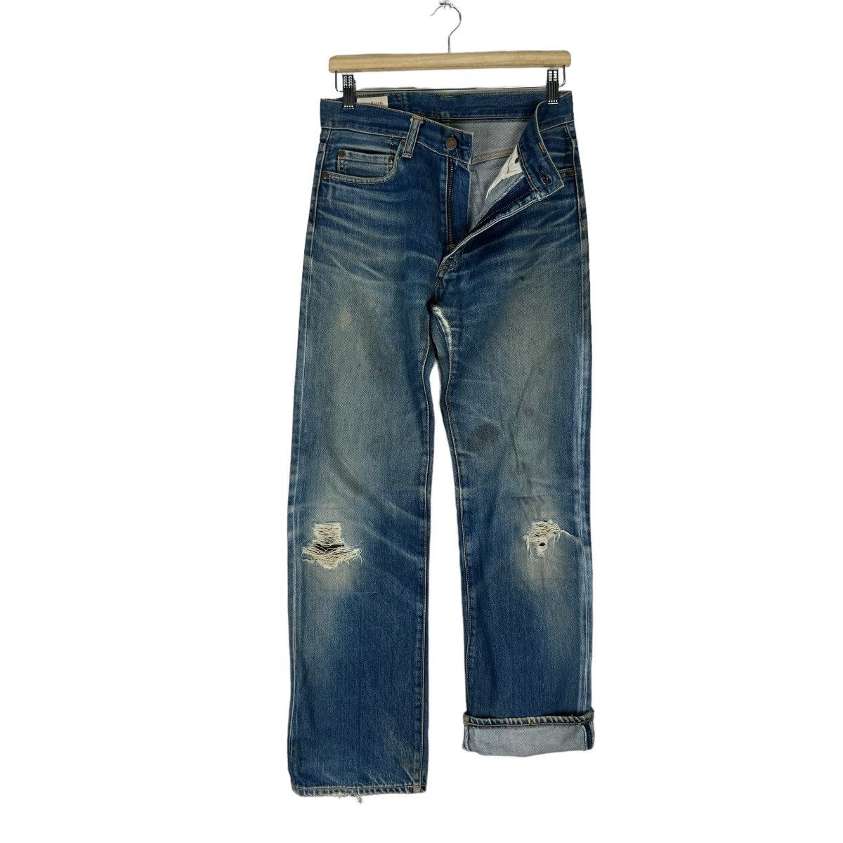 Indigo 🌟WESTRIDER JAPAN INDIGO DENIM JEANS PANTS Size US 30 / EU 46 - 3 Thumbnail