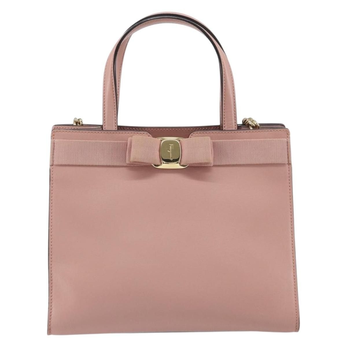 Salvatore Ferragamo Salvatore Ferragamo Vara Bow Top Handle Convertible Tote Size ONE SIZE - 1 Thumbnail