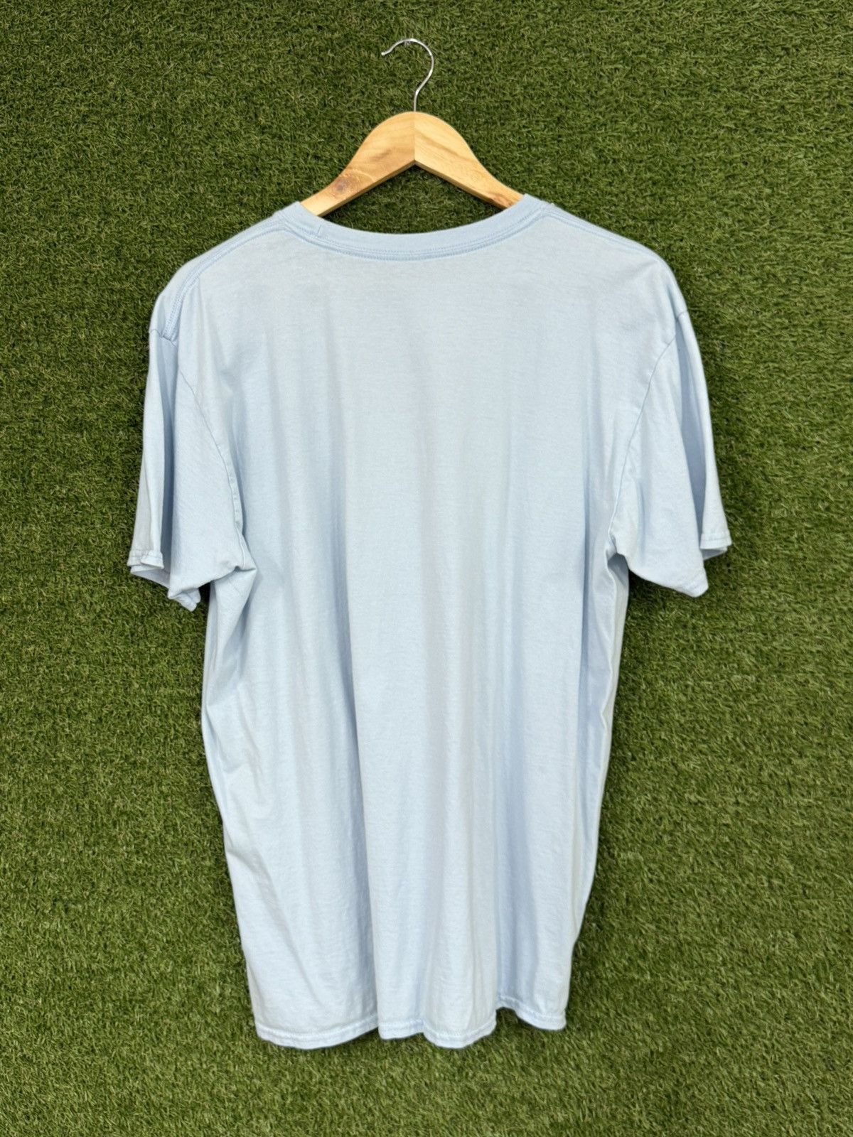 Vintage Oasis Blue Classic Logo Band Merch Tee XL Size US XL / EU 56 / 4 - 4 Thumbnail