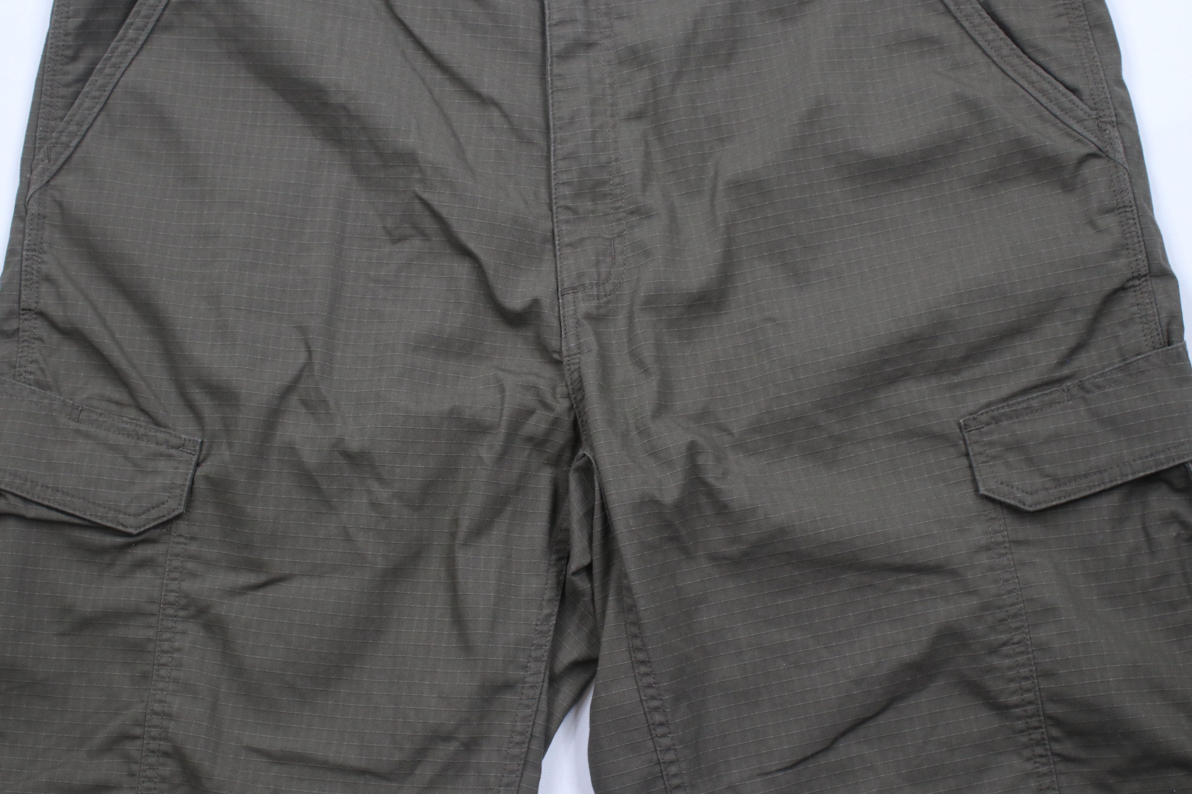 Carhartt × Vintage Vintage Y2K Carhartt Relaxed Fit Ripstop Cargo Shorts Green Size US 42 / EU 58 - 3 Thumbnail