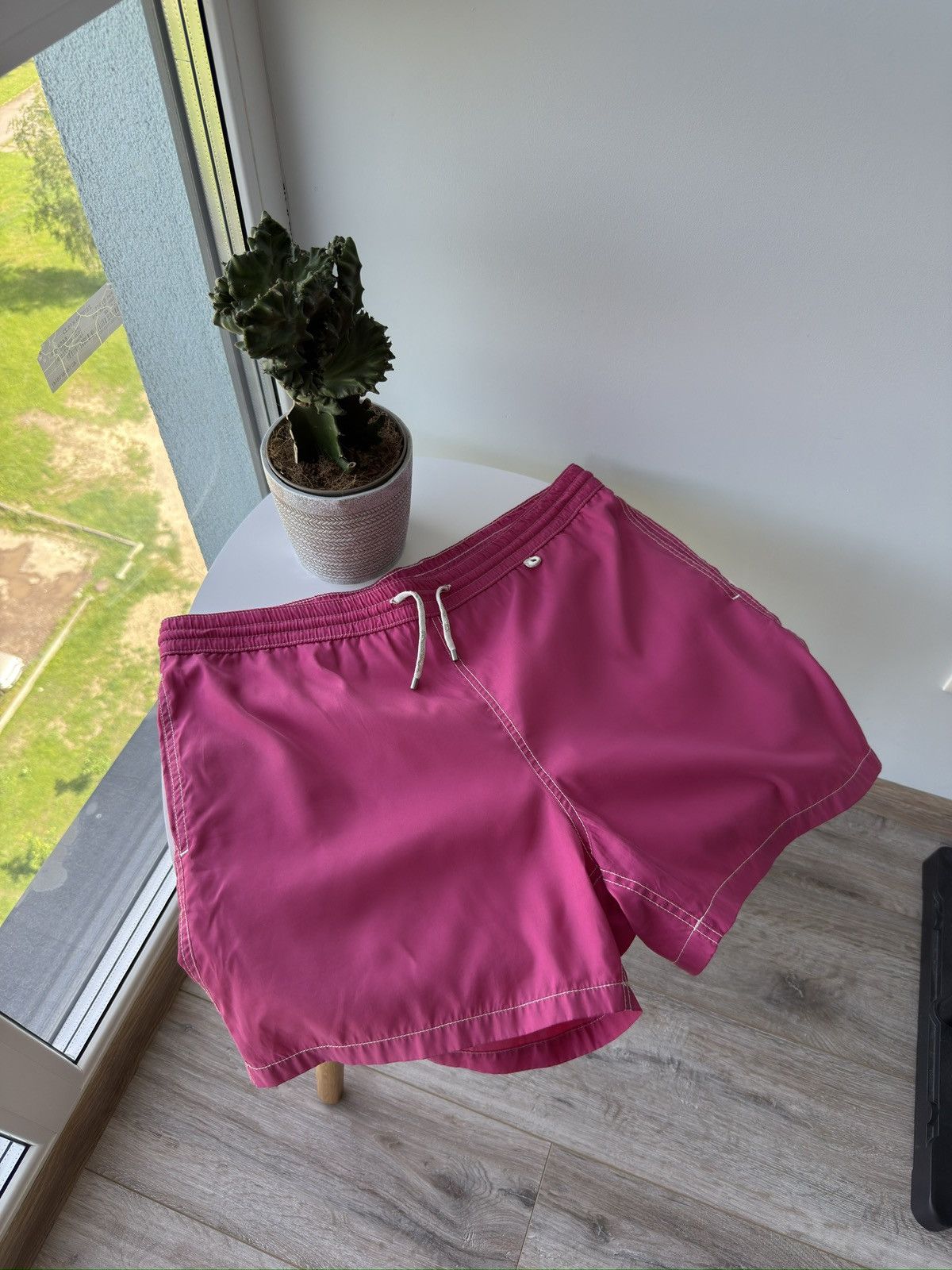 Loro Piana Loro Piana Swim Shorts Pink L Size US 34 / EU 50 - 2 Thumbnail