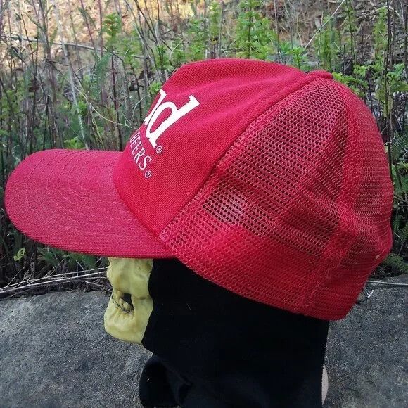 Vintage Vintage Budweiser King Of Beers Snap Back Trucker Hat Size ONE SIZE - 2 Thumbnail