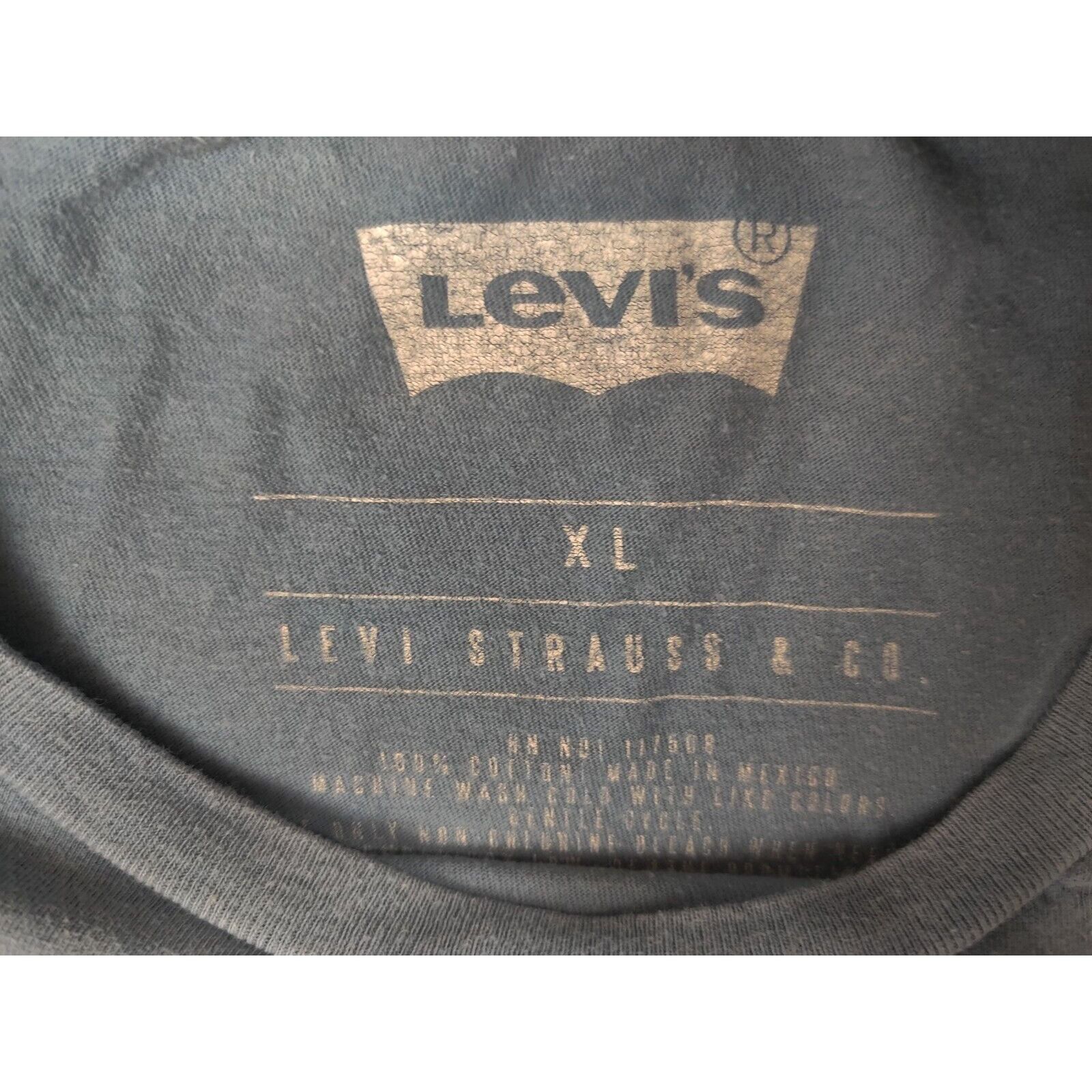 Levi's Levi Strauss & Company Shirt Adult Mens XL Blue Size US XL / EU 56 / 4 - 4 Thumbnail