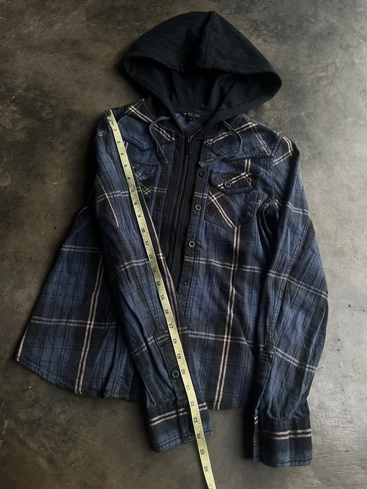 14th Addiction JAPANESE DOUBLE LAYER HOODIE SHIRTS FLANEL VKEI PUNK STYLE Size US S / EU 44-46 / 1 - 10 Thumbnail