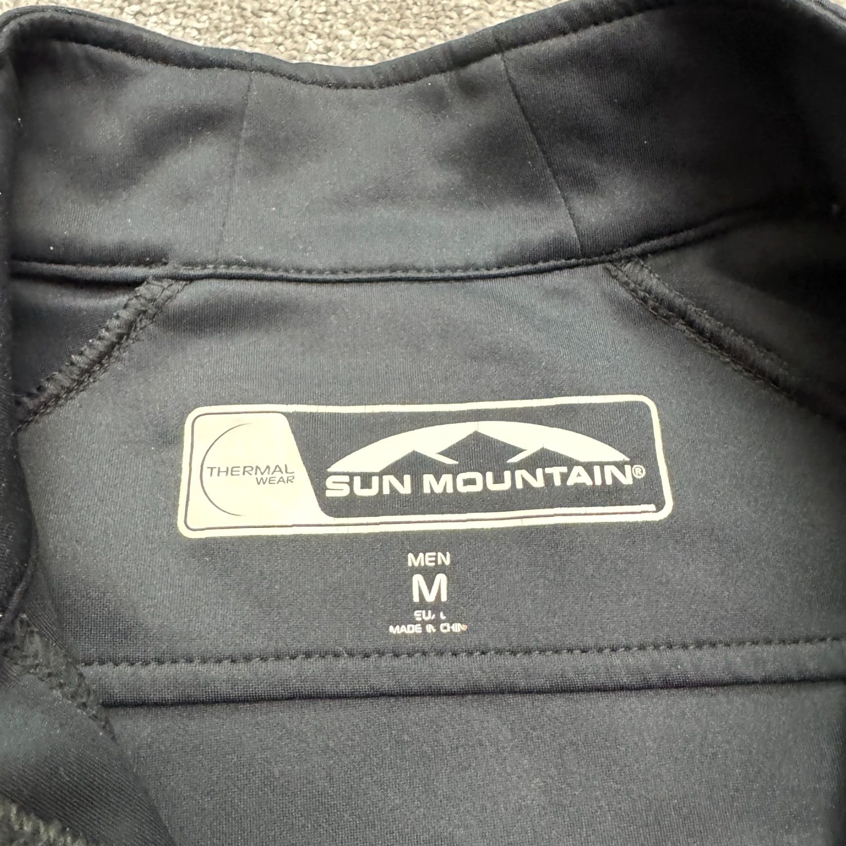 Vintage Sun Mountain ThermalFlex 1/4 Zip Pullover Jacket Mens M Navy Blue Sun Mountain Pullover Jacket Mens Medium Navy Blue Athletic Outdoor Golf Size US M / EU 48-50 / 2 - 7 Thumbnail