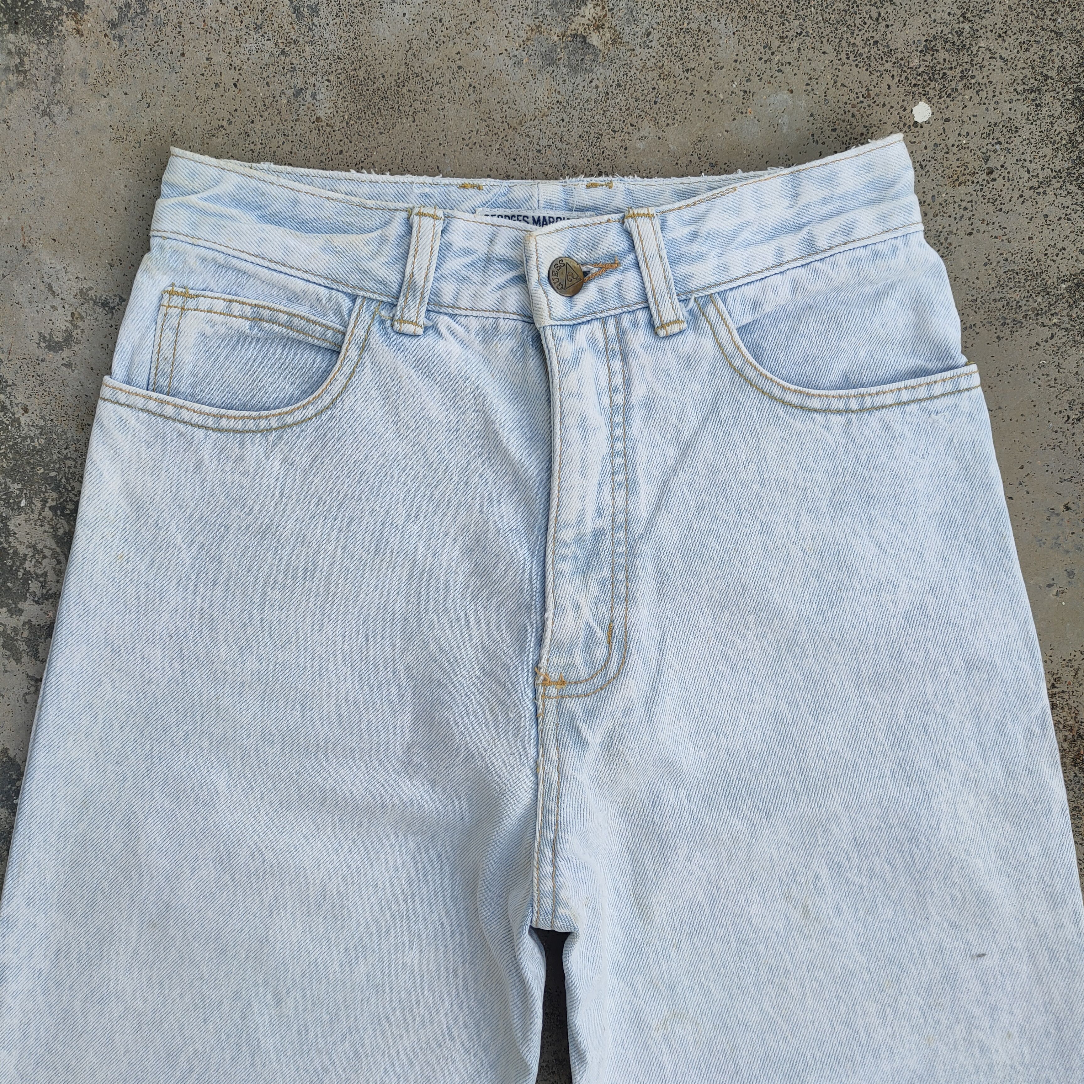 Guess GUESS x GEORGES MARCIANO LIGHT BLUE JEANS DENIM PANTS Size US 26 / EU 42 - 2 Thumbnail
