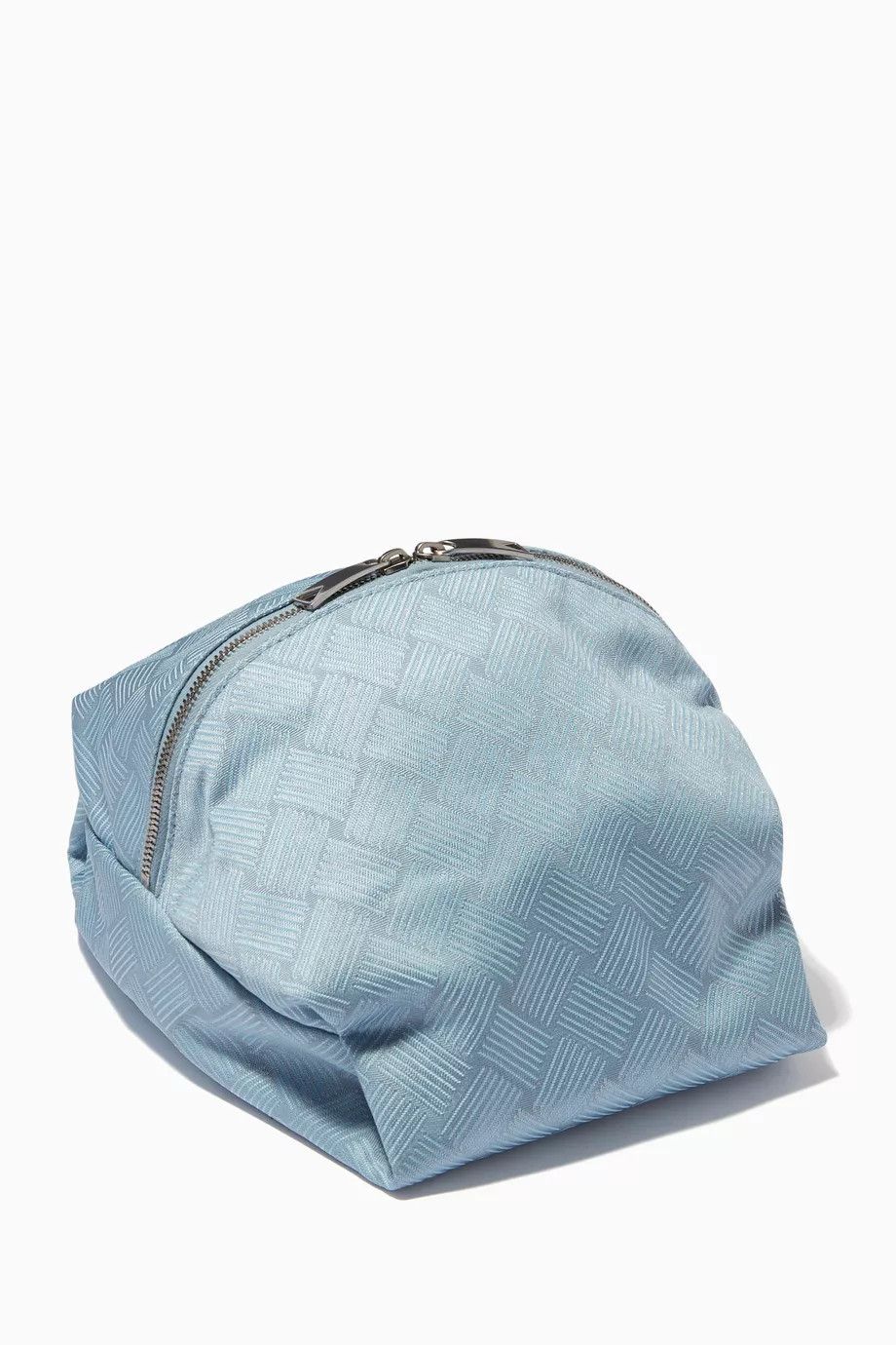Bottega Veneta o1w1db10225 Size: OS / Cosmetic Case Jacquard Nylon in Blue Size ONE SIZE - 2 Thumbnail