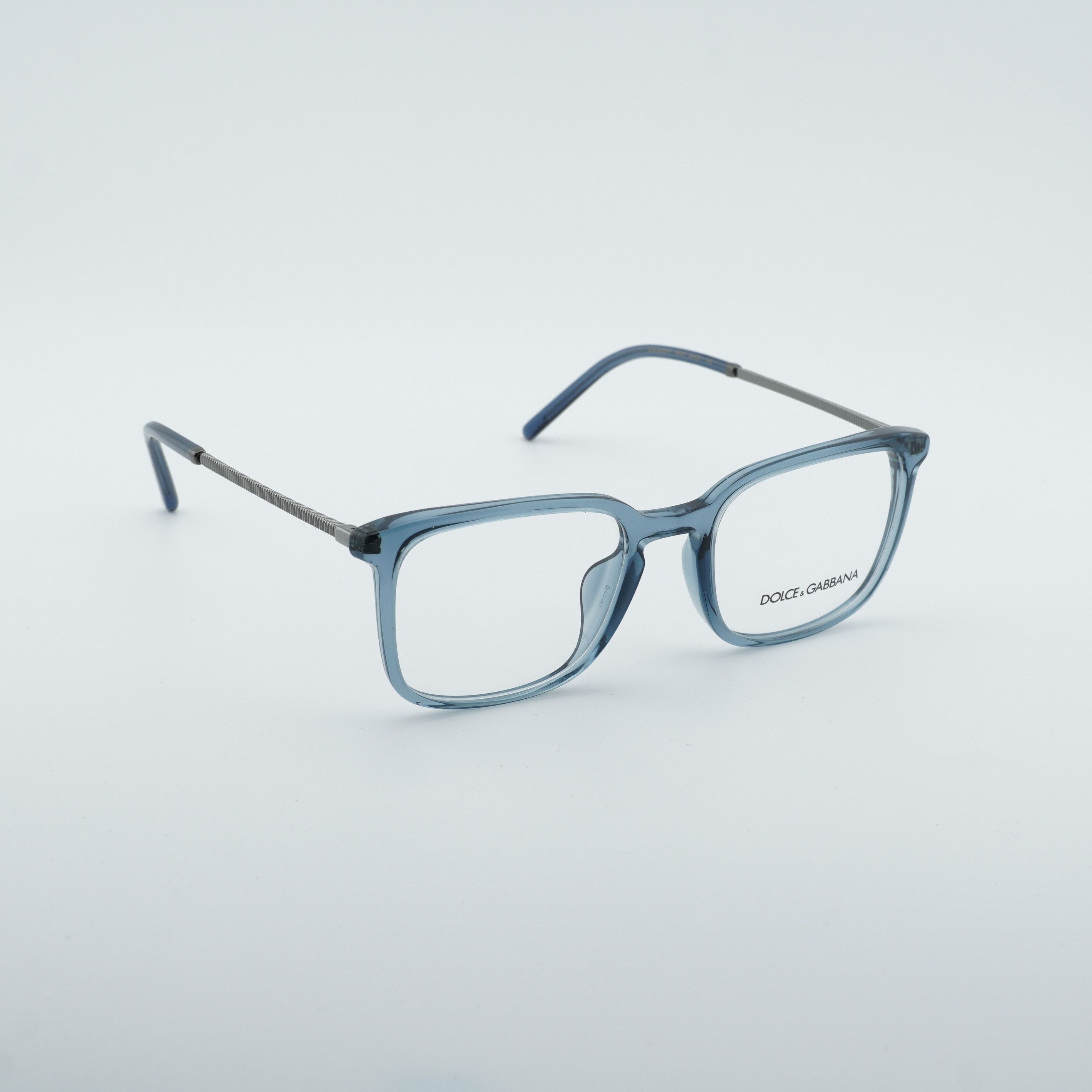 Dolce & Gabbana Dolce & Gabbana DG3349F 3040 Eyeglasses Rectangle Blue Size ONE SIZE - 1 Thumbnail