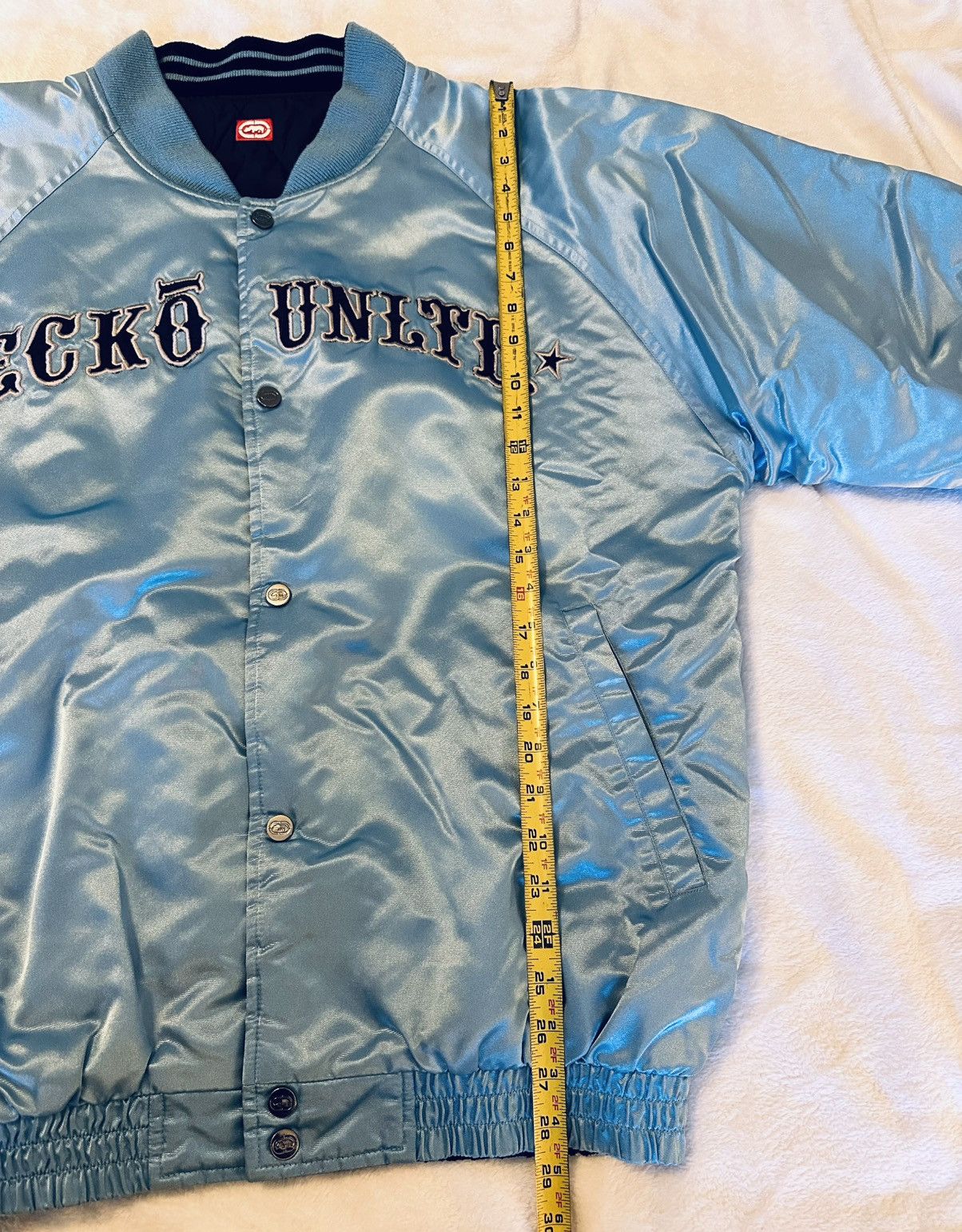 Ecko Unltd. Vintage Ecko Unltd Men’s Reversible Bomber Jacket-Size Large Size US L / EU 52-54 / 3 - 9 Thumbnail