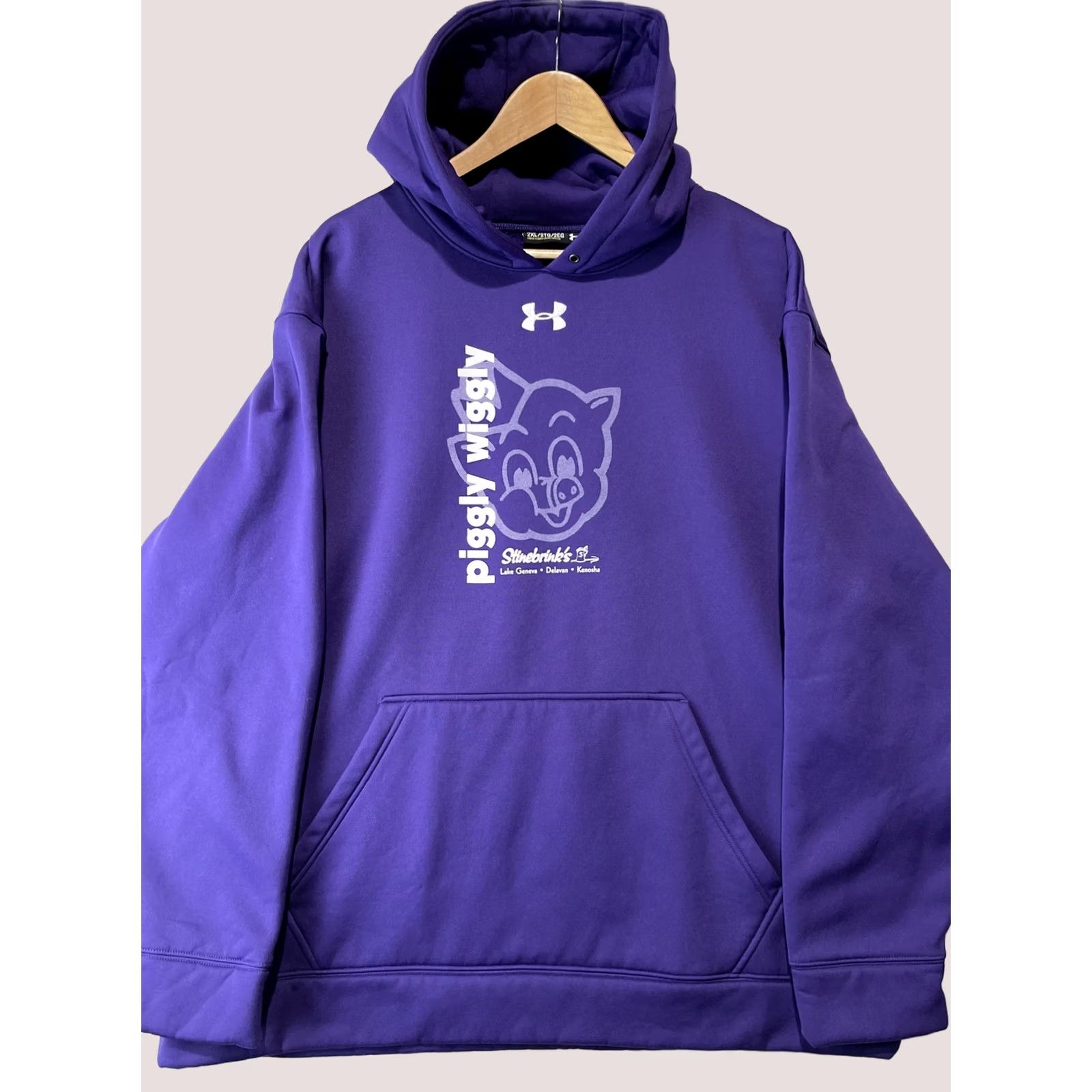 Under Armour Under Armour Grocery Store Hoodie Pullover Men 2XL Purple Graphic Print Hoodie Pullover Size US XXL / EU 58 / 5 - 1 Thumbnail