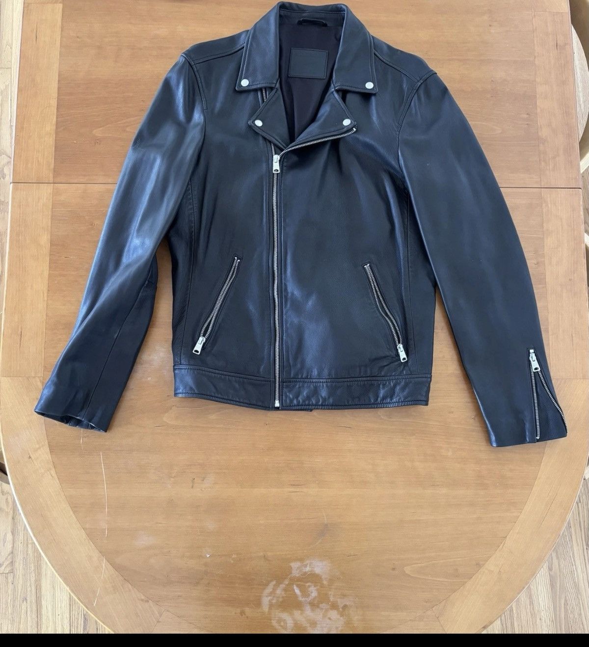 Allsaints Allsaints Leather Biker Jacket Size US L / EU 52-54 / 3 - 1 Thumbnail