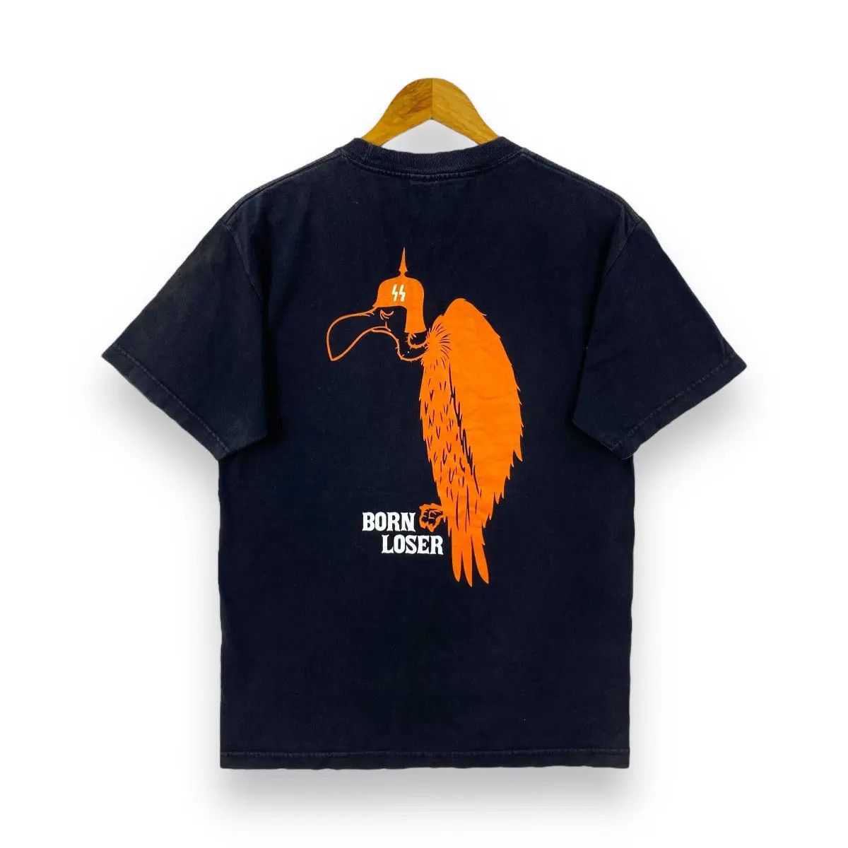 Vintage BORNFREE BORN LOSER Mike Davis Faded Tee Shirt Medium Size Size US M / EU 48-50 / 2 - 1 Thumbnail