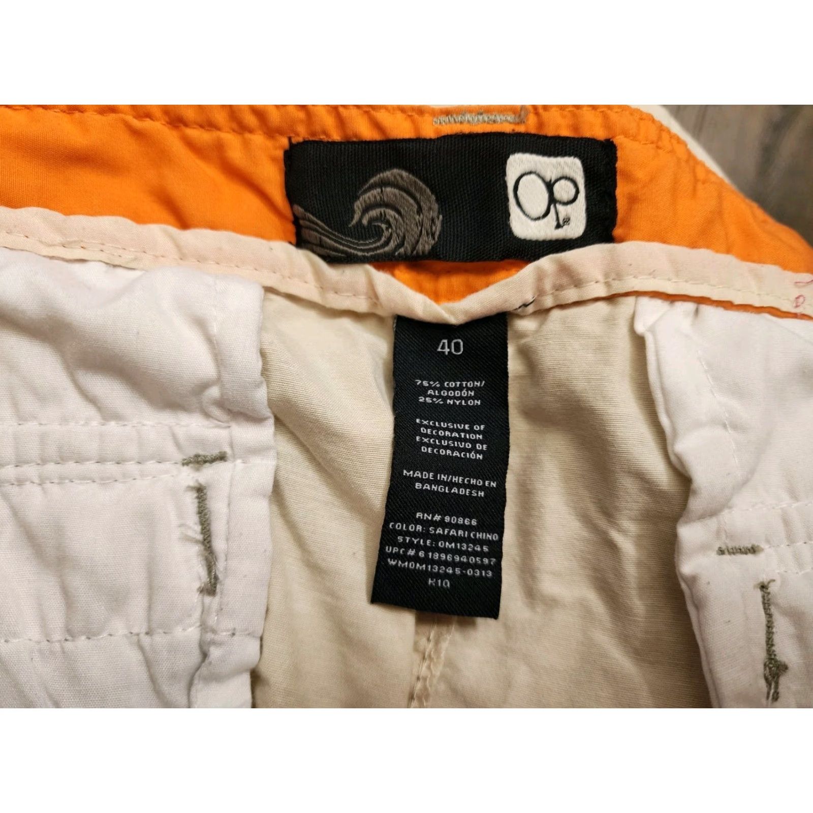 Vintage VINTAGE Op Cargo Shorts Mens 40 Regular Tan Beige Cotton Blend Nature Outdoors 90s Size US 40 / EU 56 - 5 Thumbnail