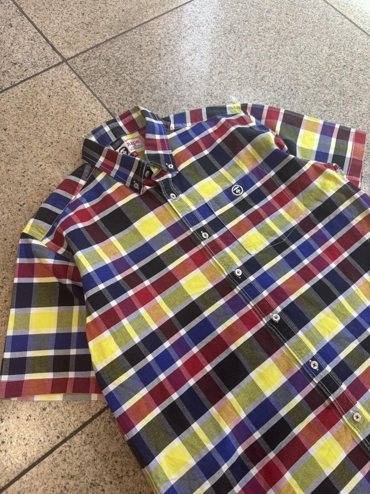 Aape Aape plaid short-sleeved shirt Size US XL / EU 56 / 4 - 3 Thumbnail