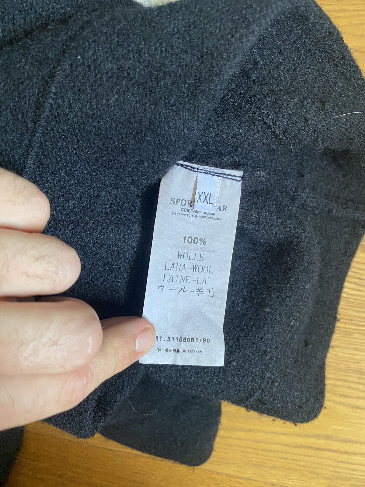 Stone Island Stone Island jumper with hoodie 100% wolle 2009 XXL Size US XXL / EU 58 / 5 - 4 Thumbnail