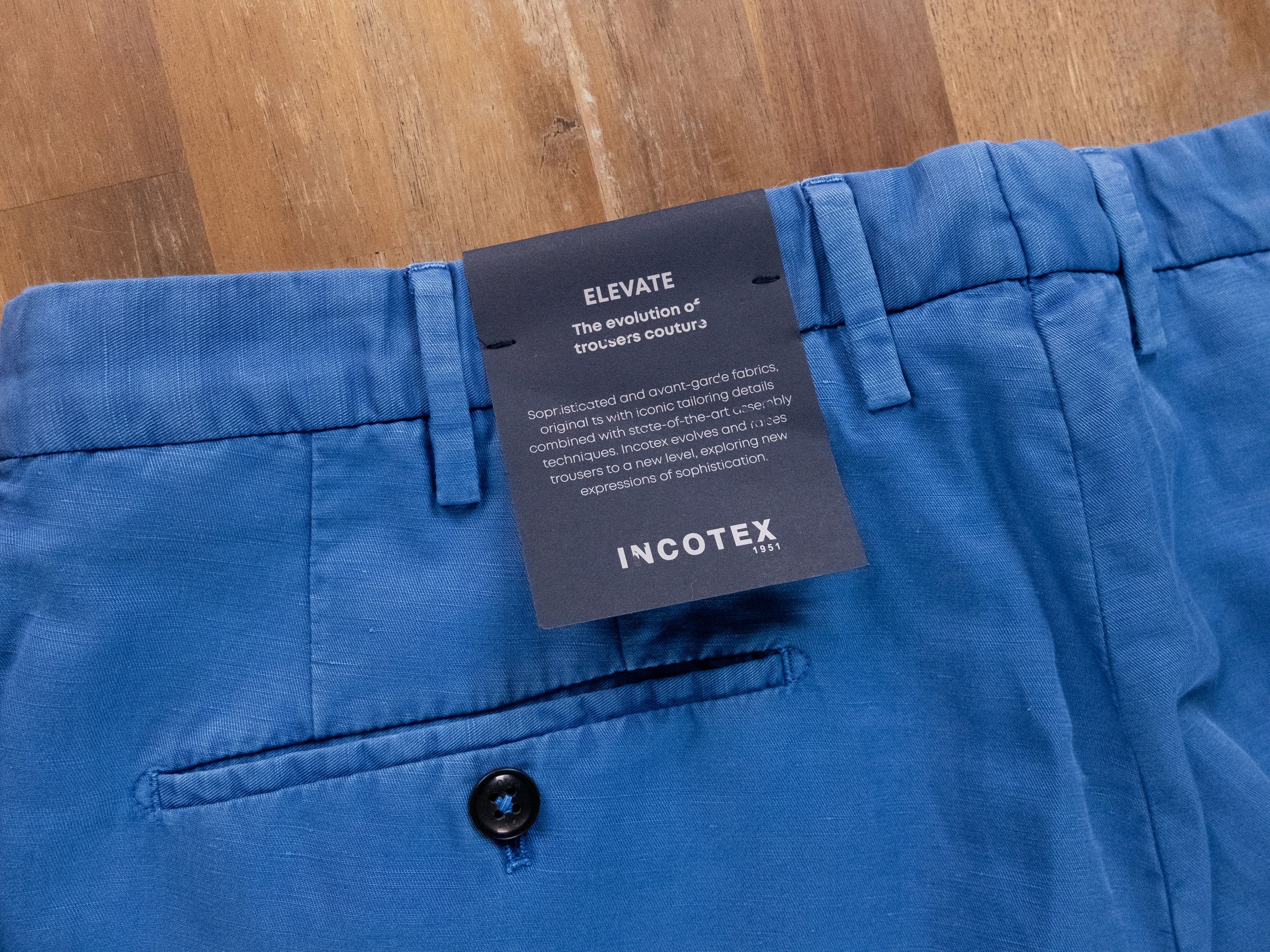 Incotex INCOTEX blue chinolino linen cotton blend bermuda shorts 34 Size US 34 / EU 50 - 7 Thumbnail