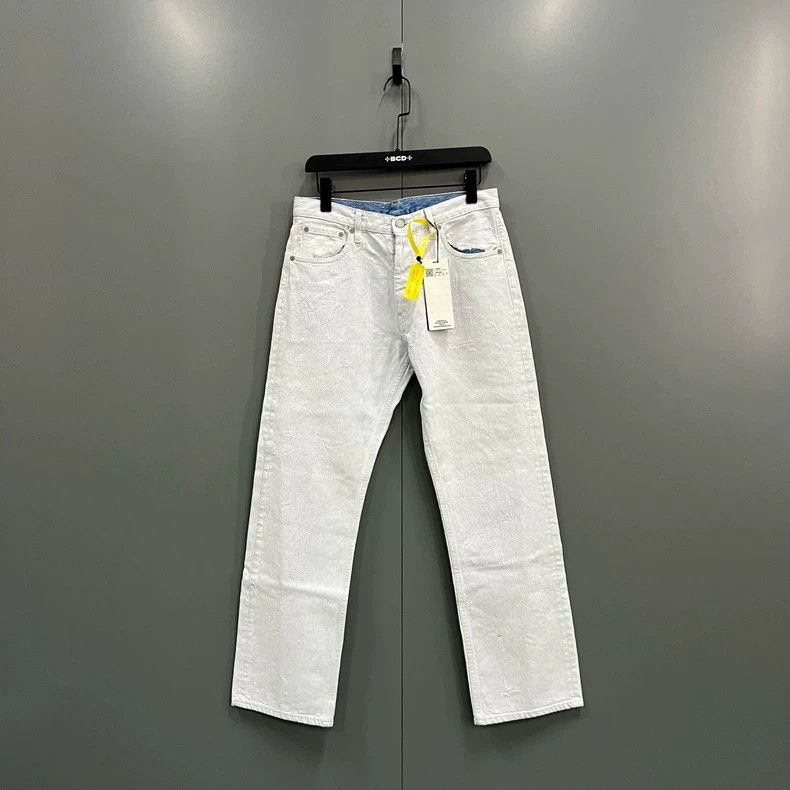 Maison Margiela Maison Margiela White Denim Jeans - dmc Size US 31 - 1 Thumbnail