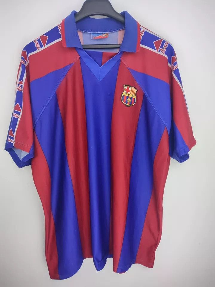 Vintage Vintage F.C Barcelona FOOTBALL SHIRT SOCCER JERSEY Size US XXL / EU 58 / 5 - 10 Thumbnail