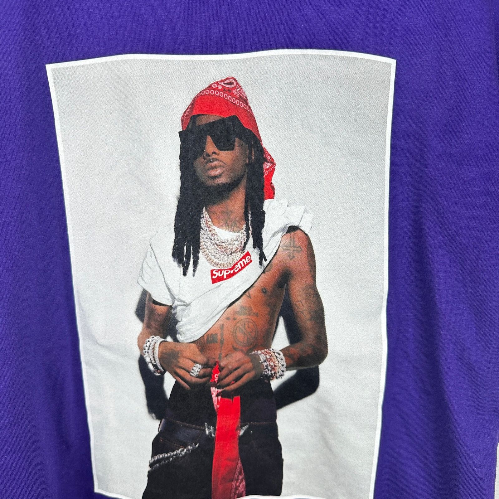 Supreme Supreme Purple 'Playboi Carti' Graphic T-Shirt Size S Size US S / EU 44-46 / 1 - 3 Thumbnail