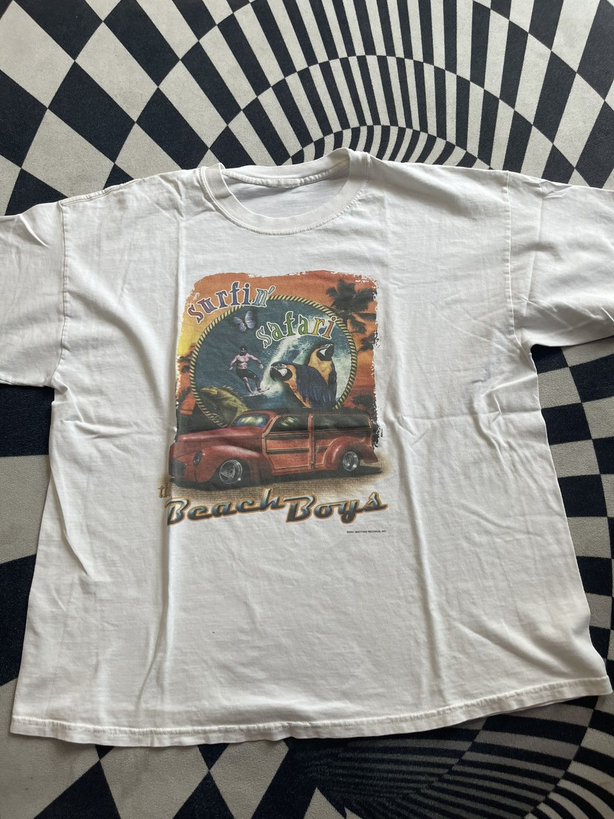 Band Tees Vintage 2001 The Beach Boys Surfin’ Safari Tour T-Shir Size US XL / EU 56 / 4 - 2 Thumbnail