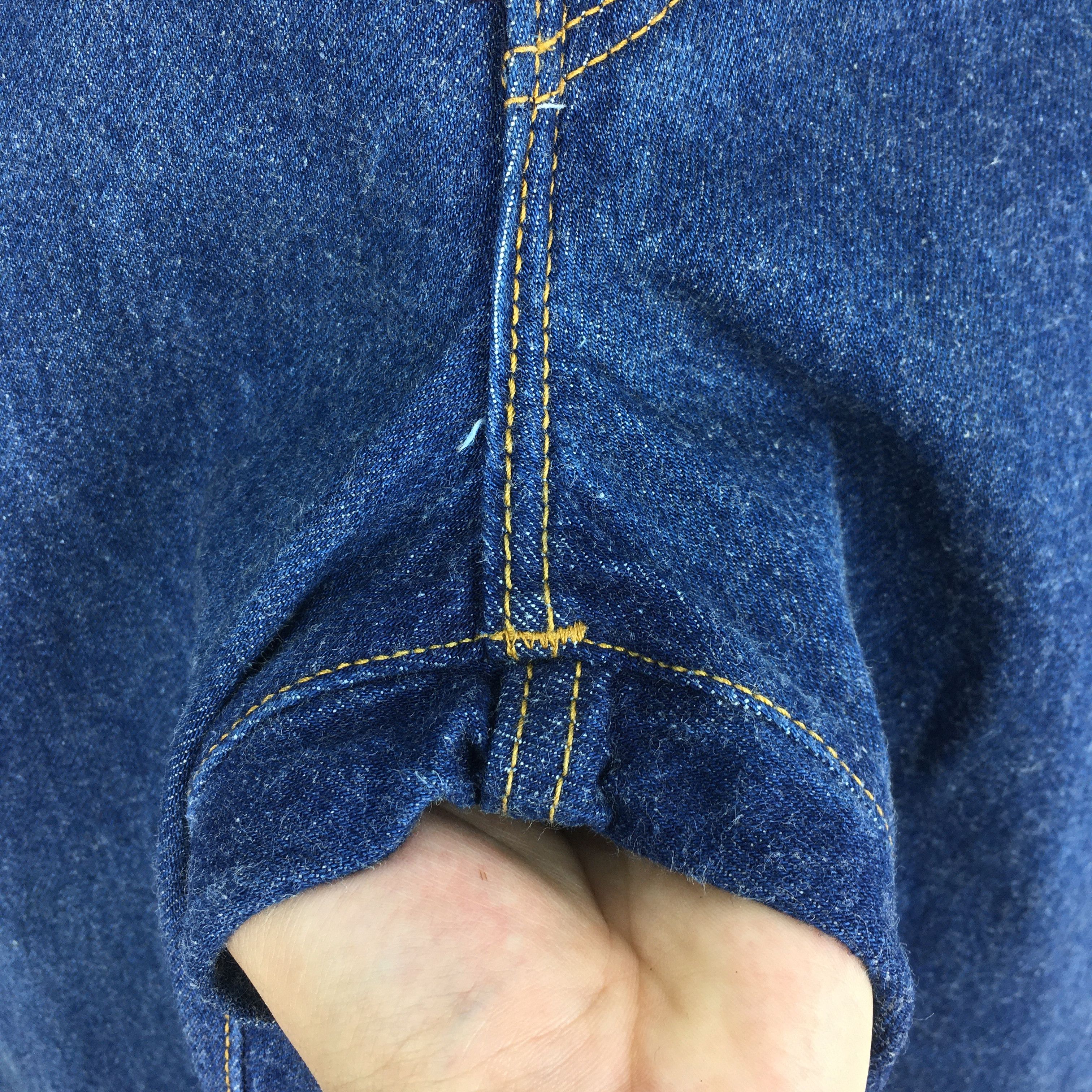 Levi's Size 23x31 Vintage 90s Levi's 501 Faded Blue Jeans S334 Size 23" - 7 Thumbnail