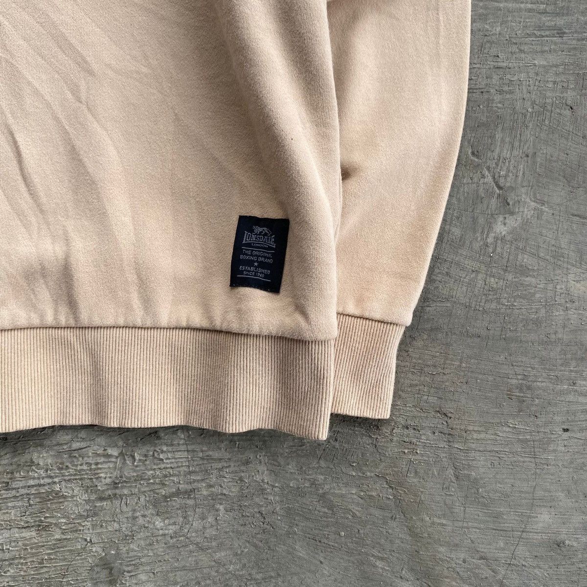 Lonsdale × Vintage Vintage 00s Lonsdale Heavy Boxy sweatshirt Y2K Big logo Size US L / EU 52-54 / 3 - 3 Thumbnail
