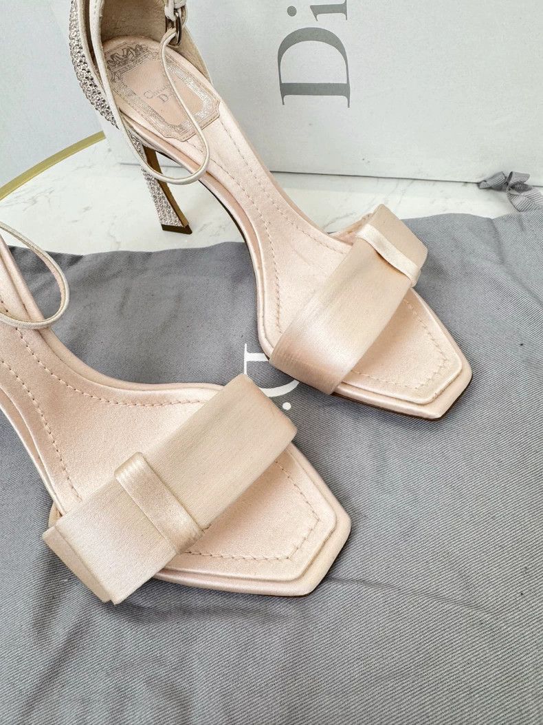 Dior Dior High Heels with Rhinestones-2506 Size US 5.5 / IT 35.5 - 2 Thumbnail